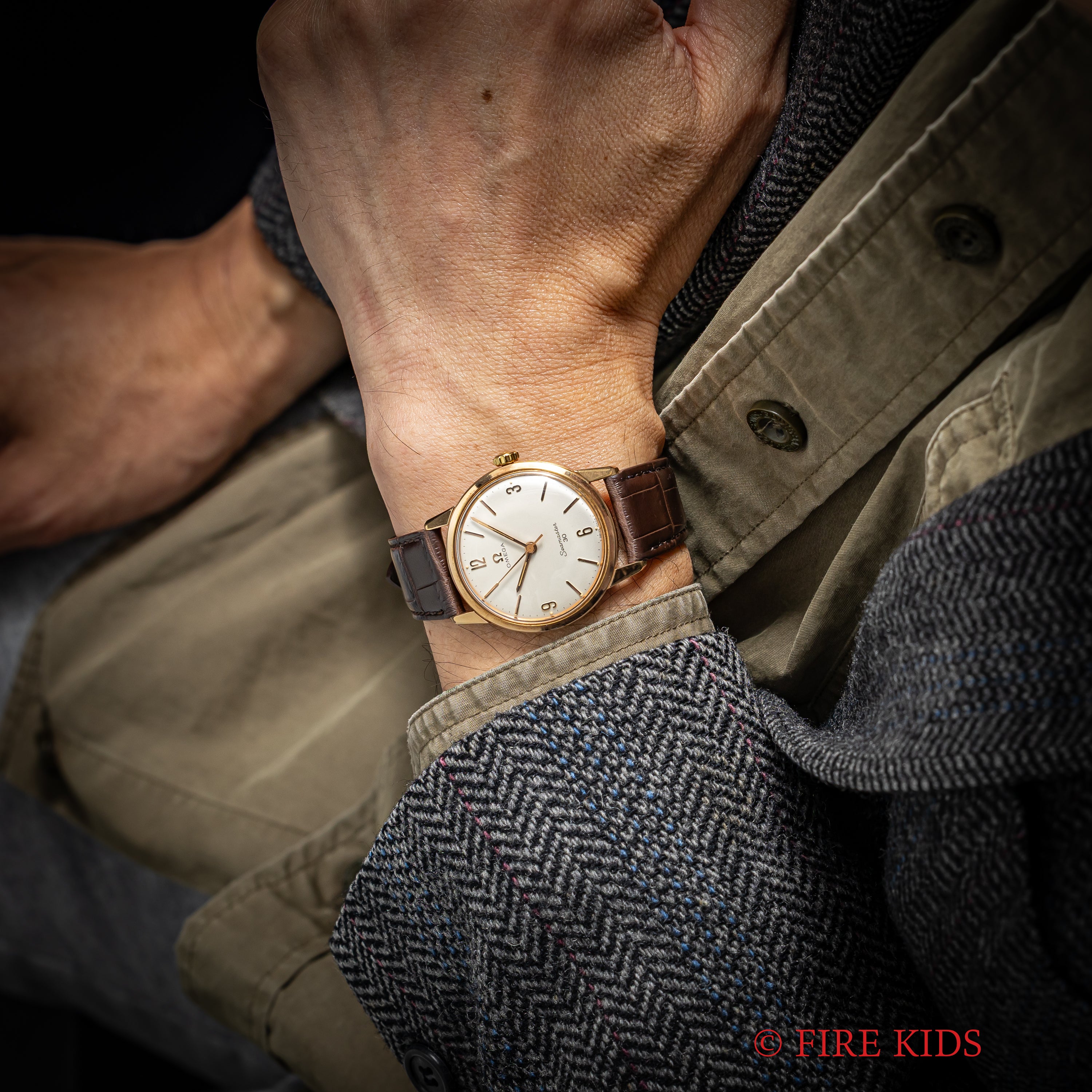 オメガ シーマスター30 1963年製 金張りケース Cal.286 手巻き Ref.135.007-63