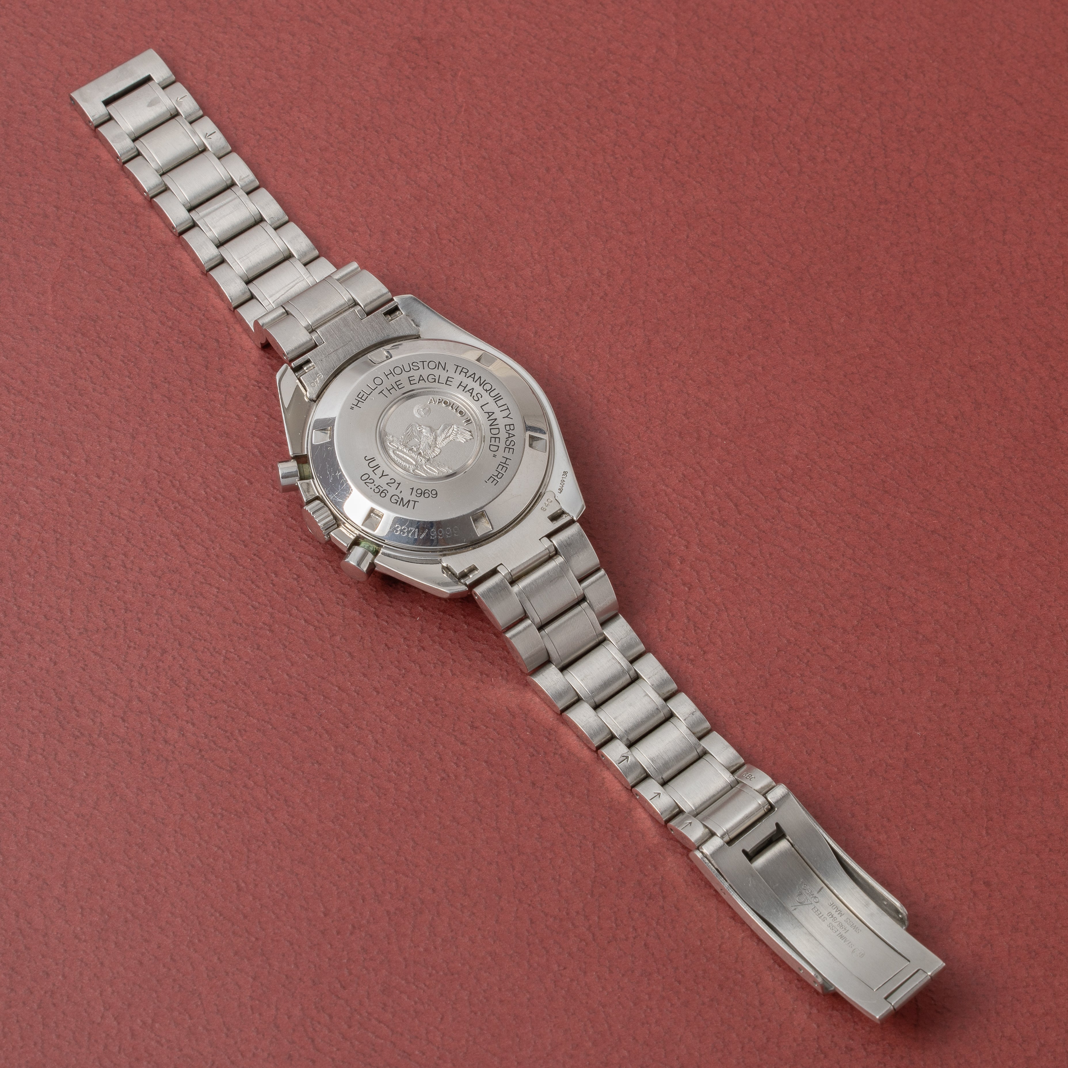 オメガ スピードマスター プロフェッショナル アポロ11号 30周年記念 1999年製 純正ブレス