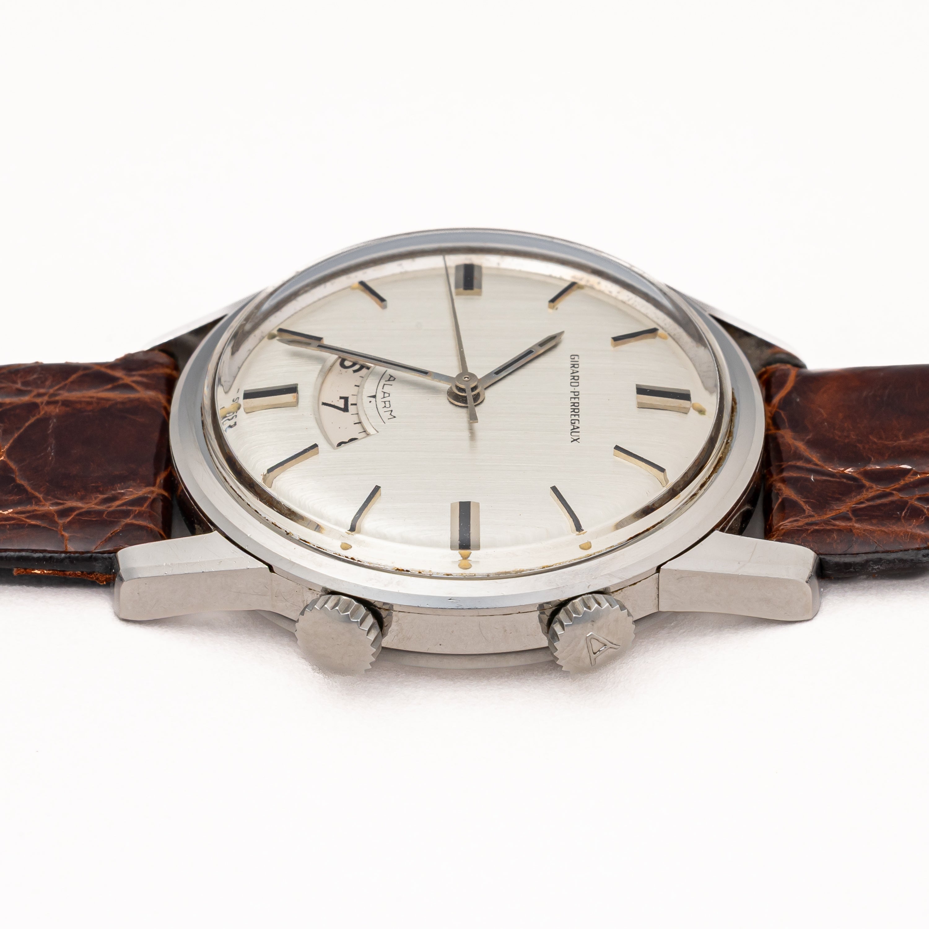 ジラールペルゴ ディスクアラーム 手巻き 1960年代製 スクリューバック