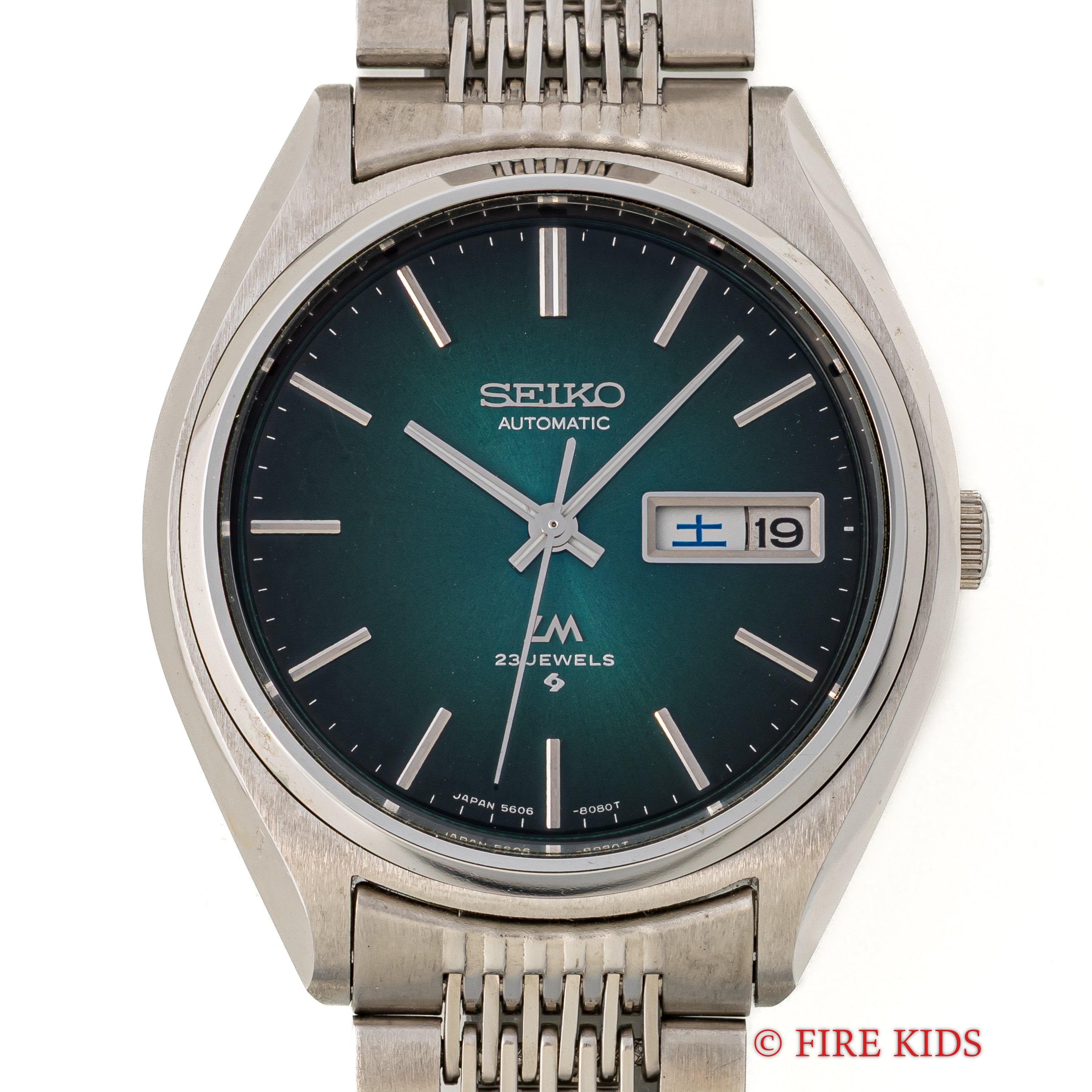 セイコー LM 1975年製 純正ブレス付き Ref.5606-8050 自動巻き タグ・説明書付き N.O.S