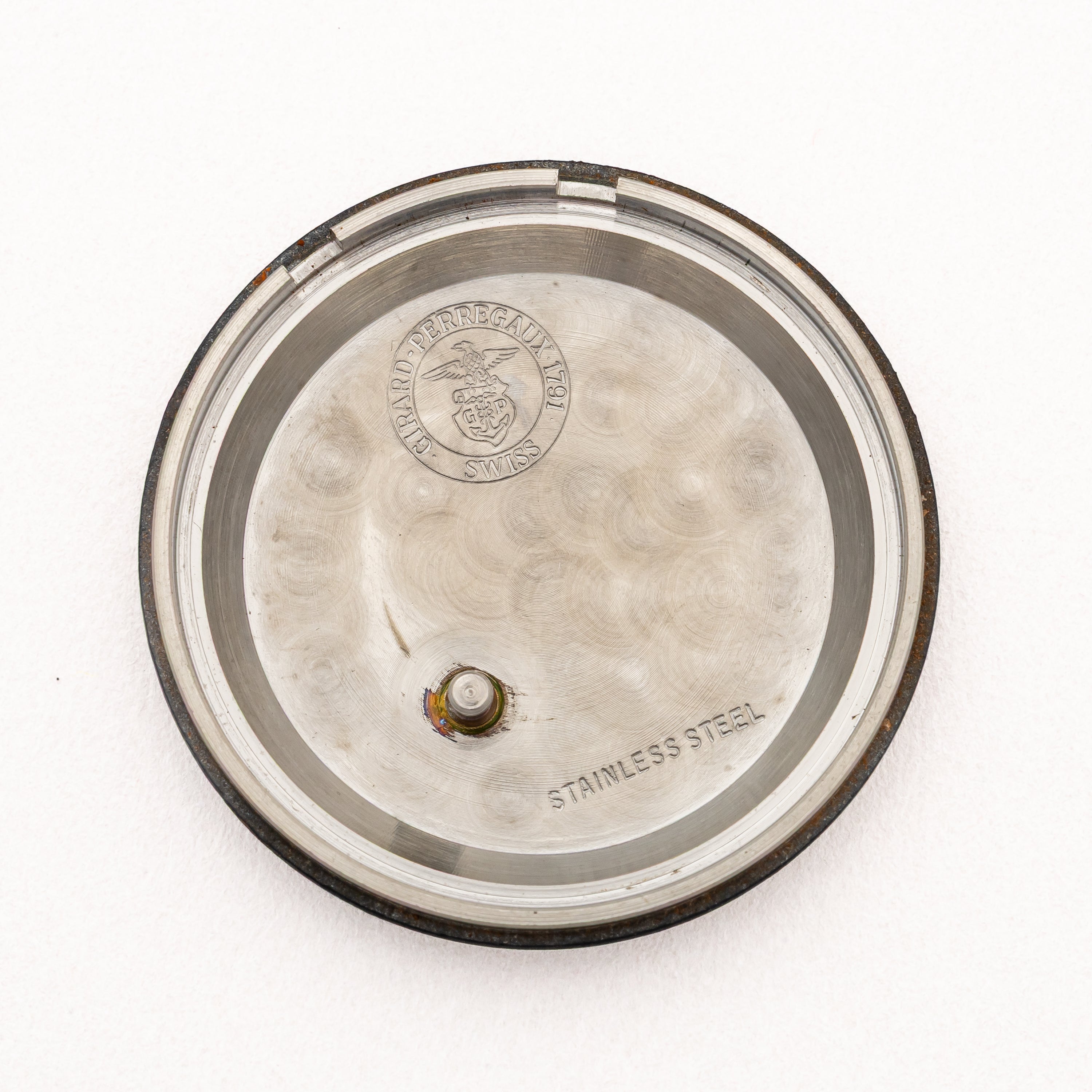 ジラールペルゴ ディスクアラーム 手巻き 1960年代製 スクリューバック