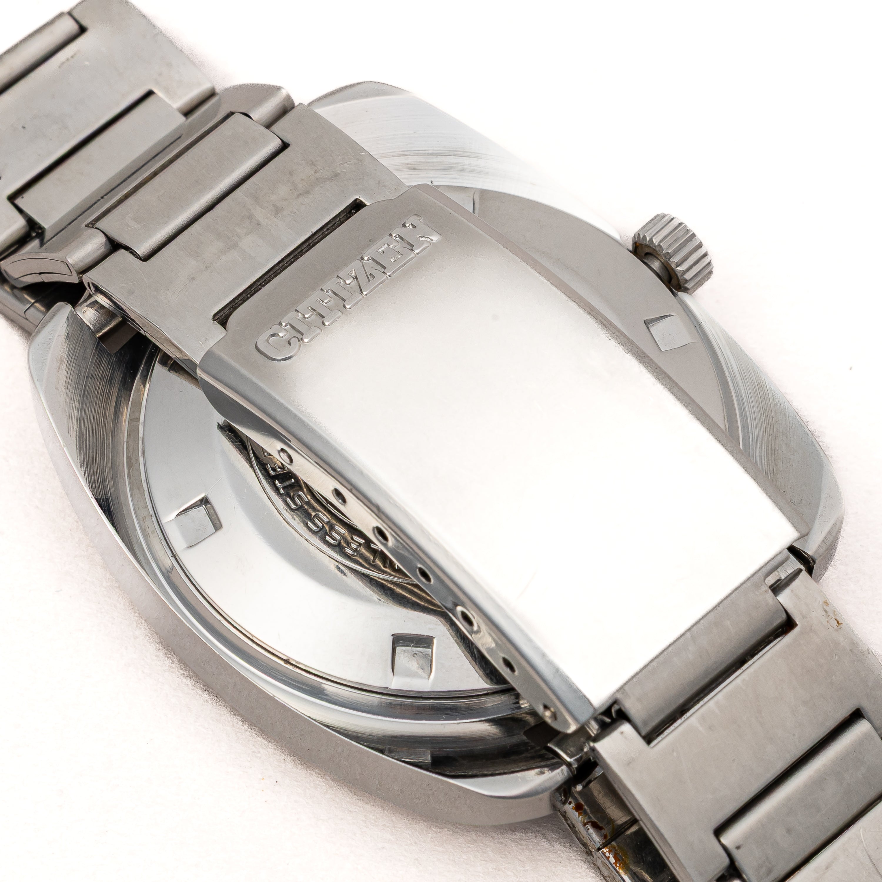 シチズン 1975年製 オートマチック ブルーダイヤル 純正ブレス付き