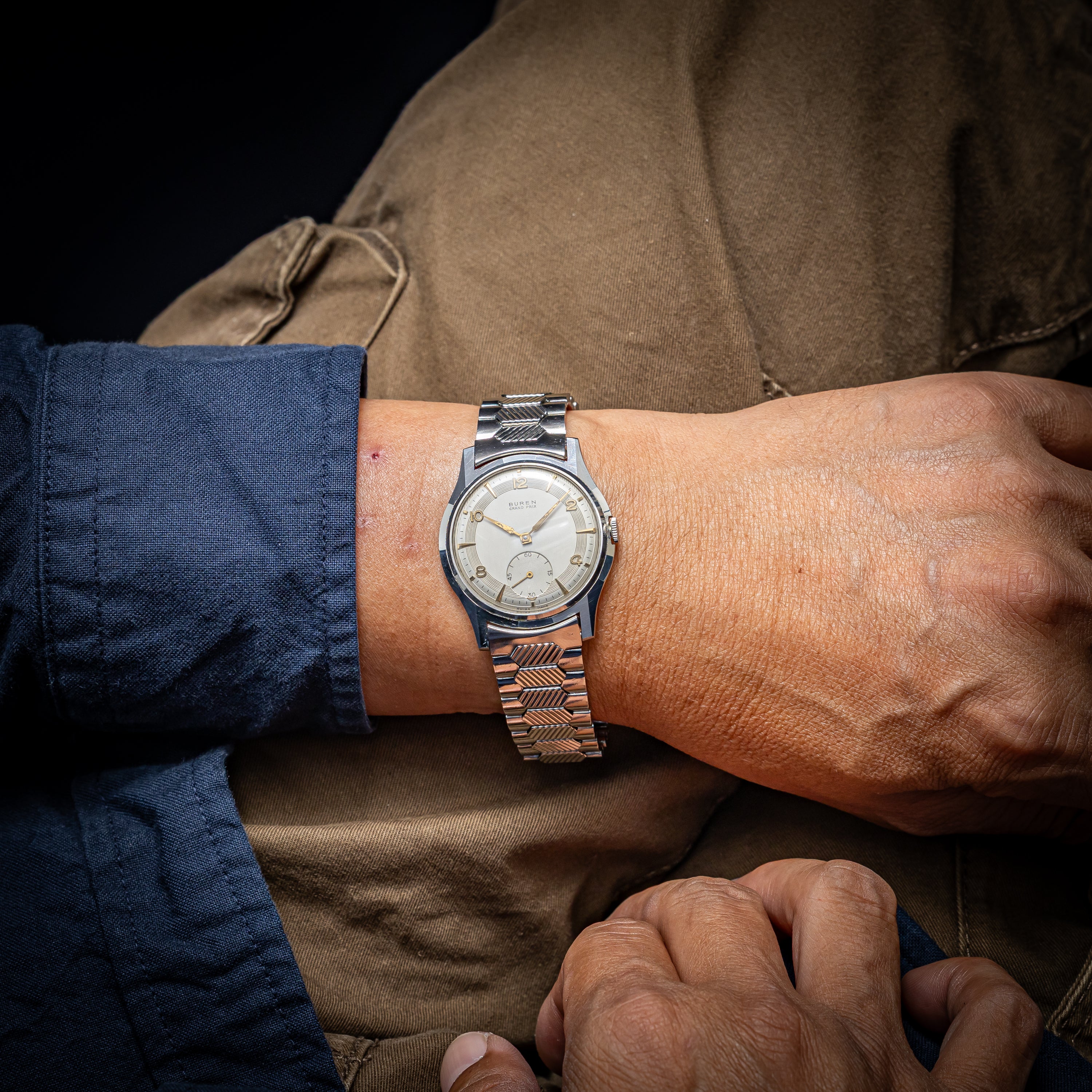 ビューレン グランプリ 手巻き 1950年代前半 Cal.381 スモセコ 未使用品