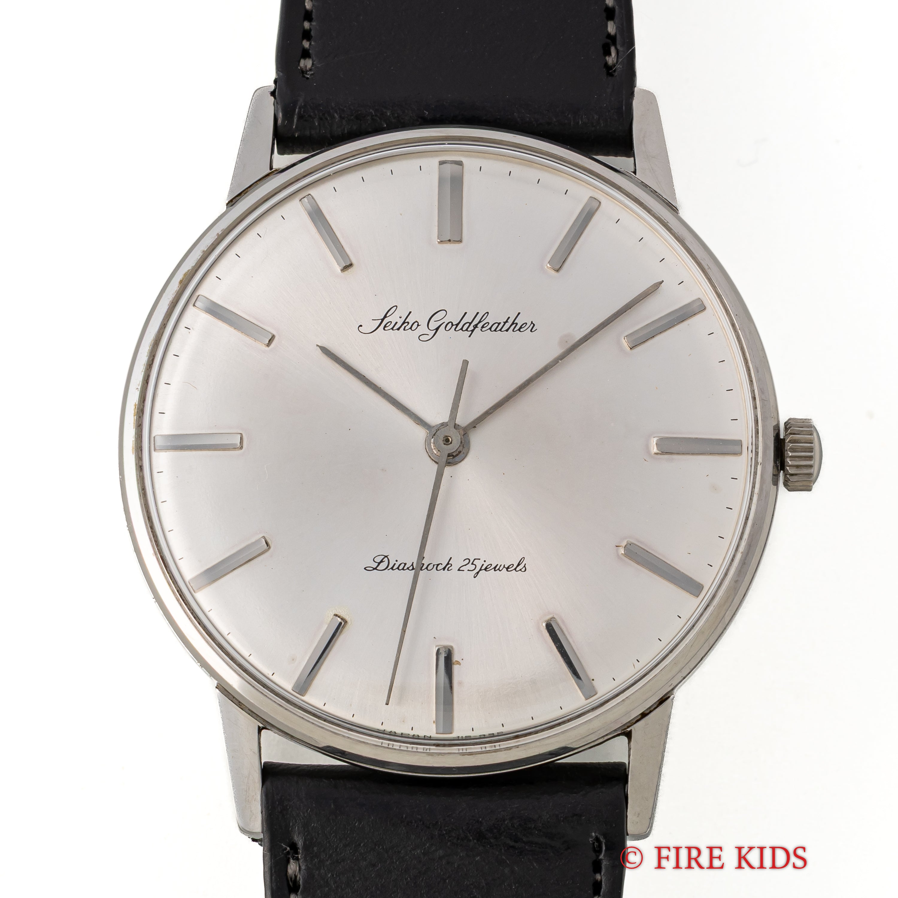 セイコー ゴールドフェザー 1963年製 薄型手巻き センターセコンド ステンレスケース