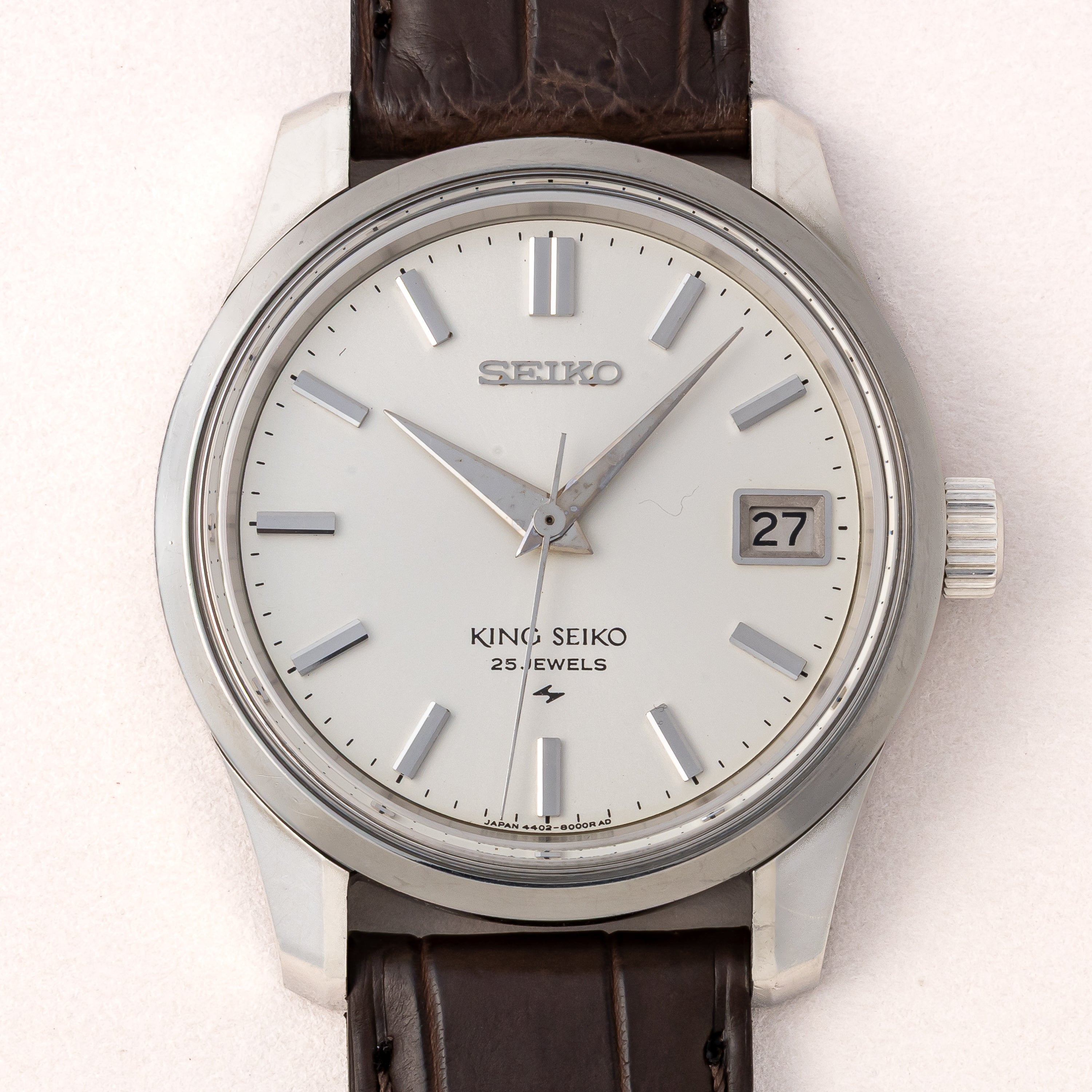 キングセイコー 1968年製 Ref.4402-8000最後期型 亀戸マーク入りメダリオン 手巻