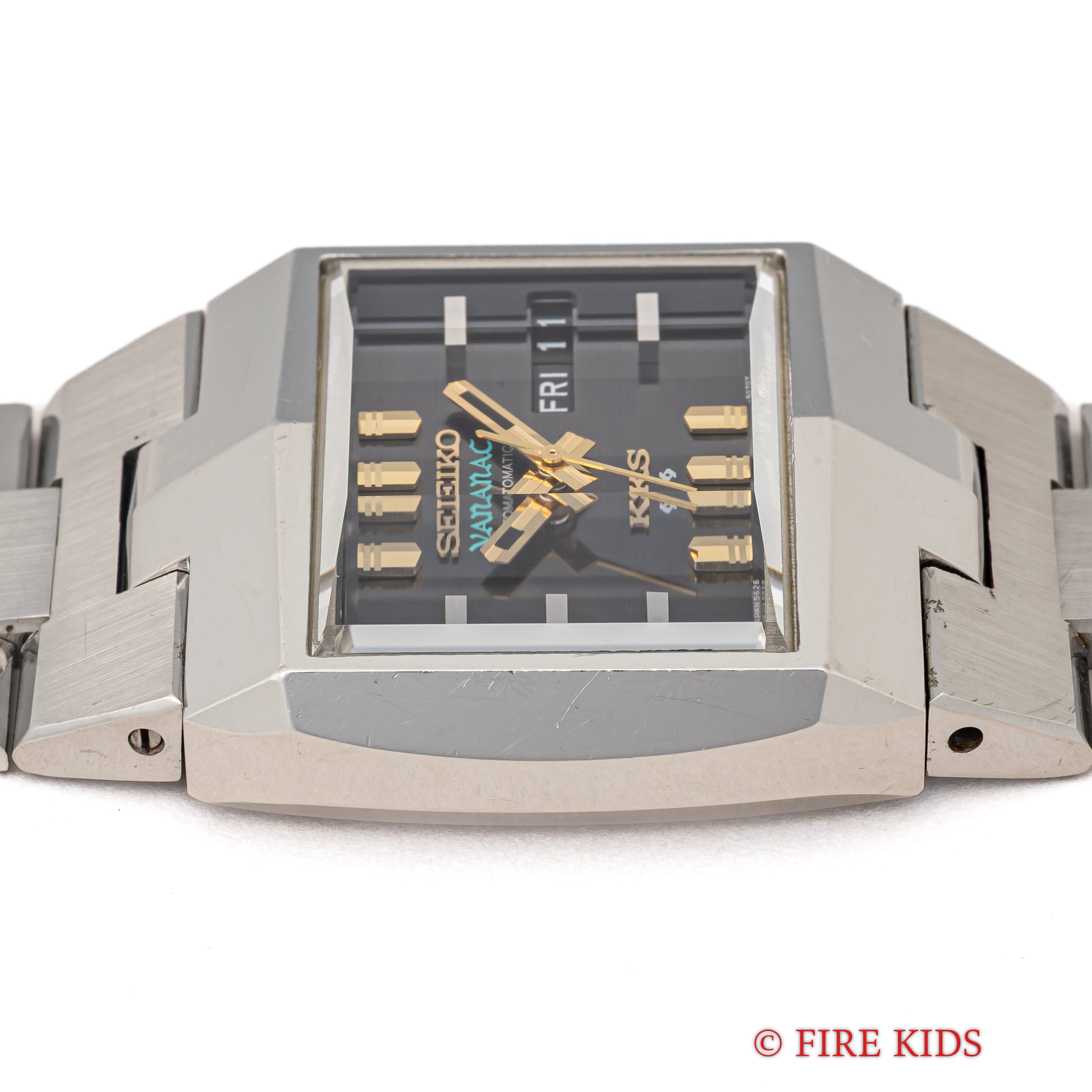 キングセイコー バナック 1973年製 Ref.5626-5050 パープルダイヤル カットガラス 自動巻き