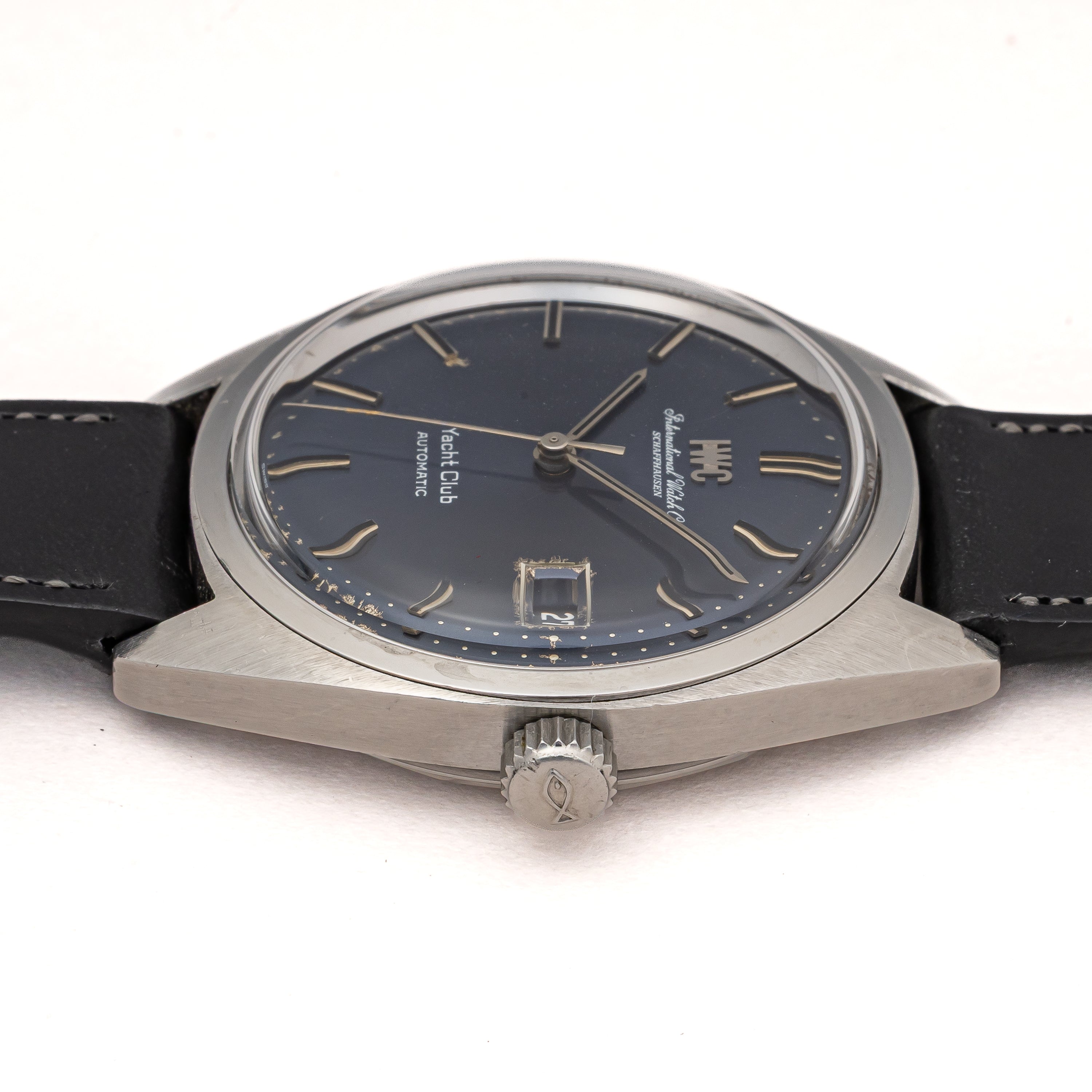 IWC ヨットクラブ 1973年製 ブルーダイヤル Cal.8541B ペラトン式自動巻き