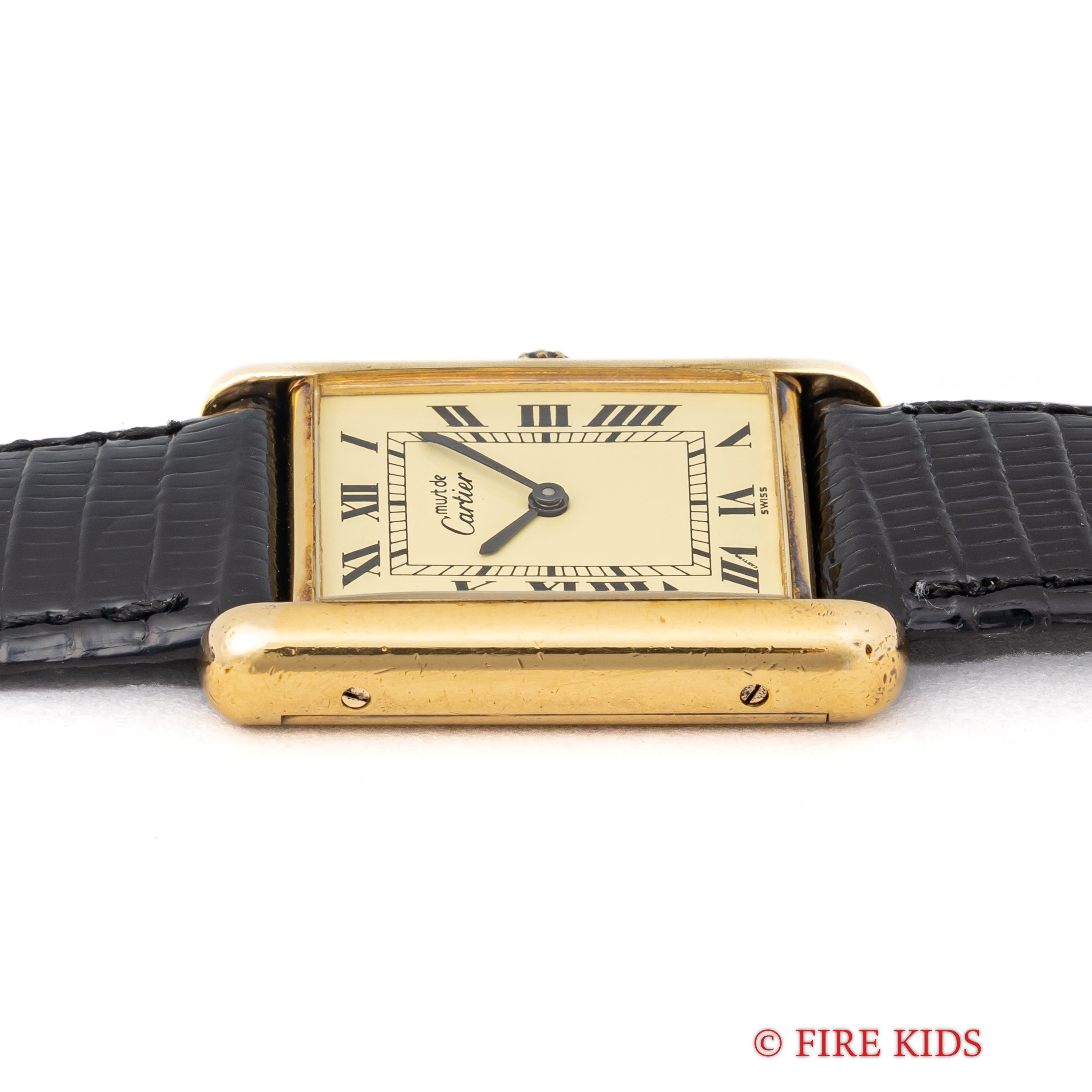 カルティエ マストタンク LM アイボリー ローマン 手巻き 1980年代製