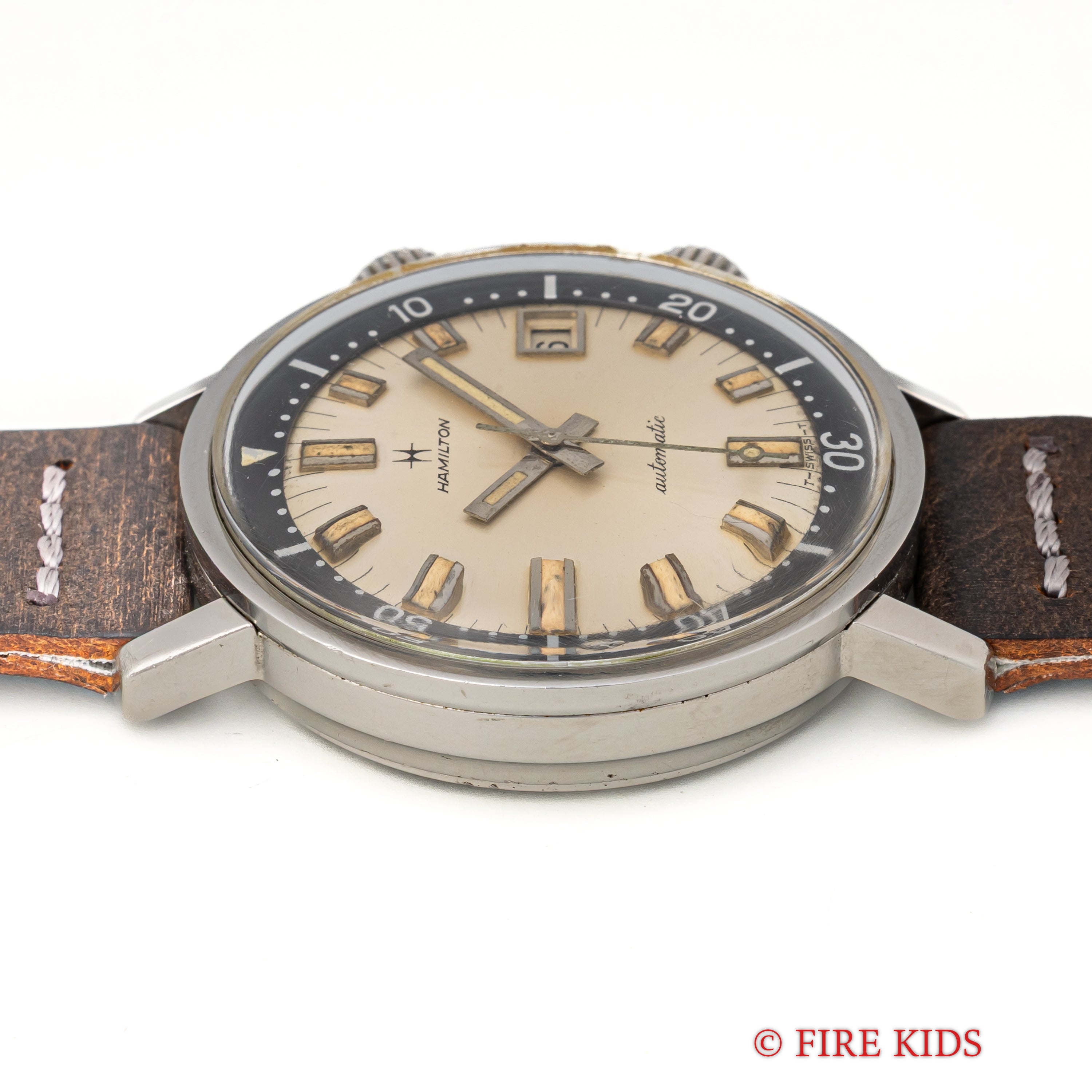 ハミルトンアクアデイト600 スーパーコンプレッサーケース 1960年代 ダイバー