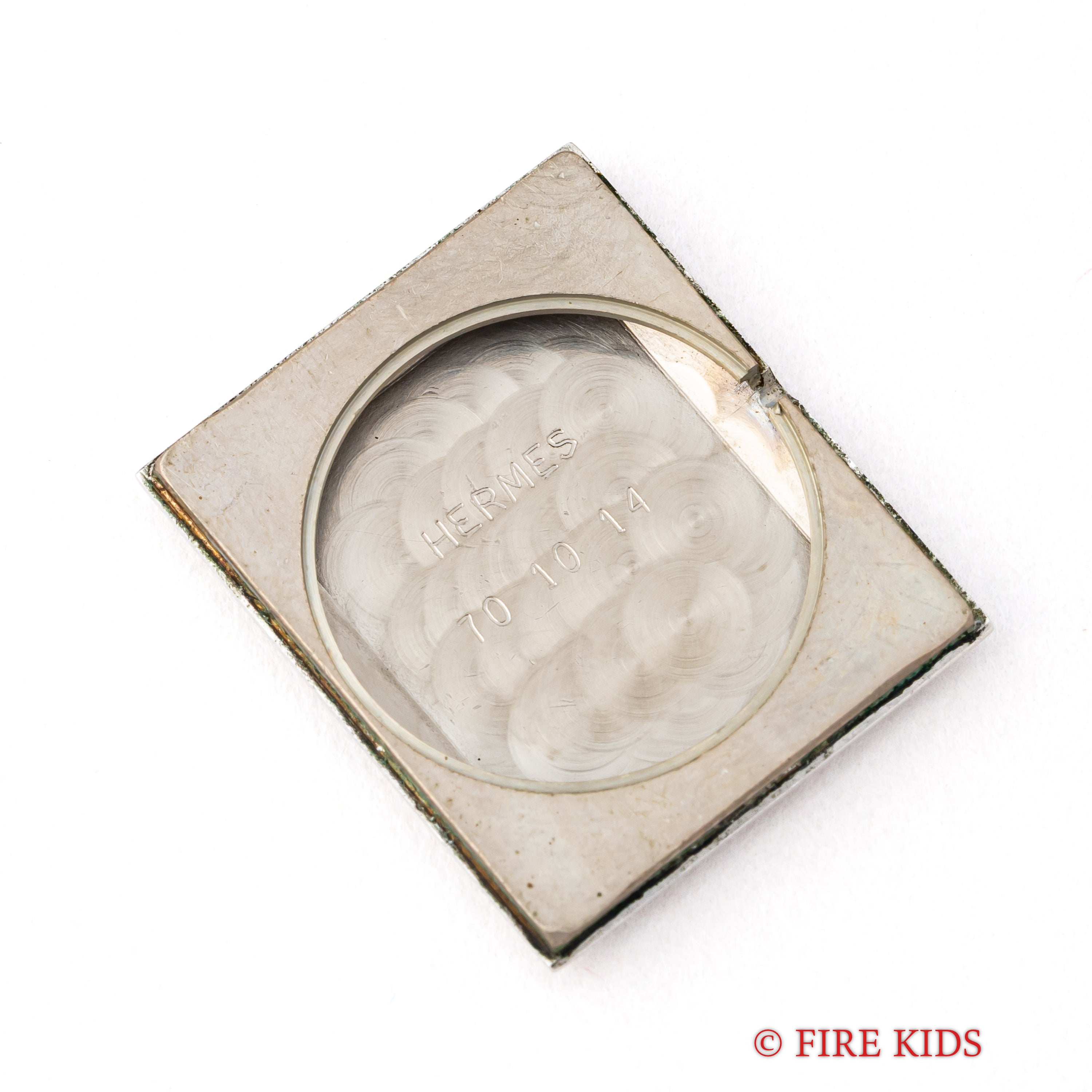 エルメス カレーシュ ブラックダイヤル レクタンギュラーケース 手巻き 1980年代製