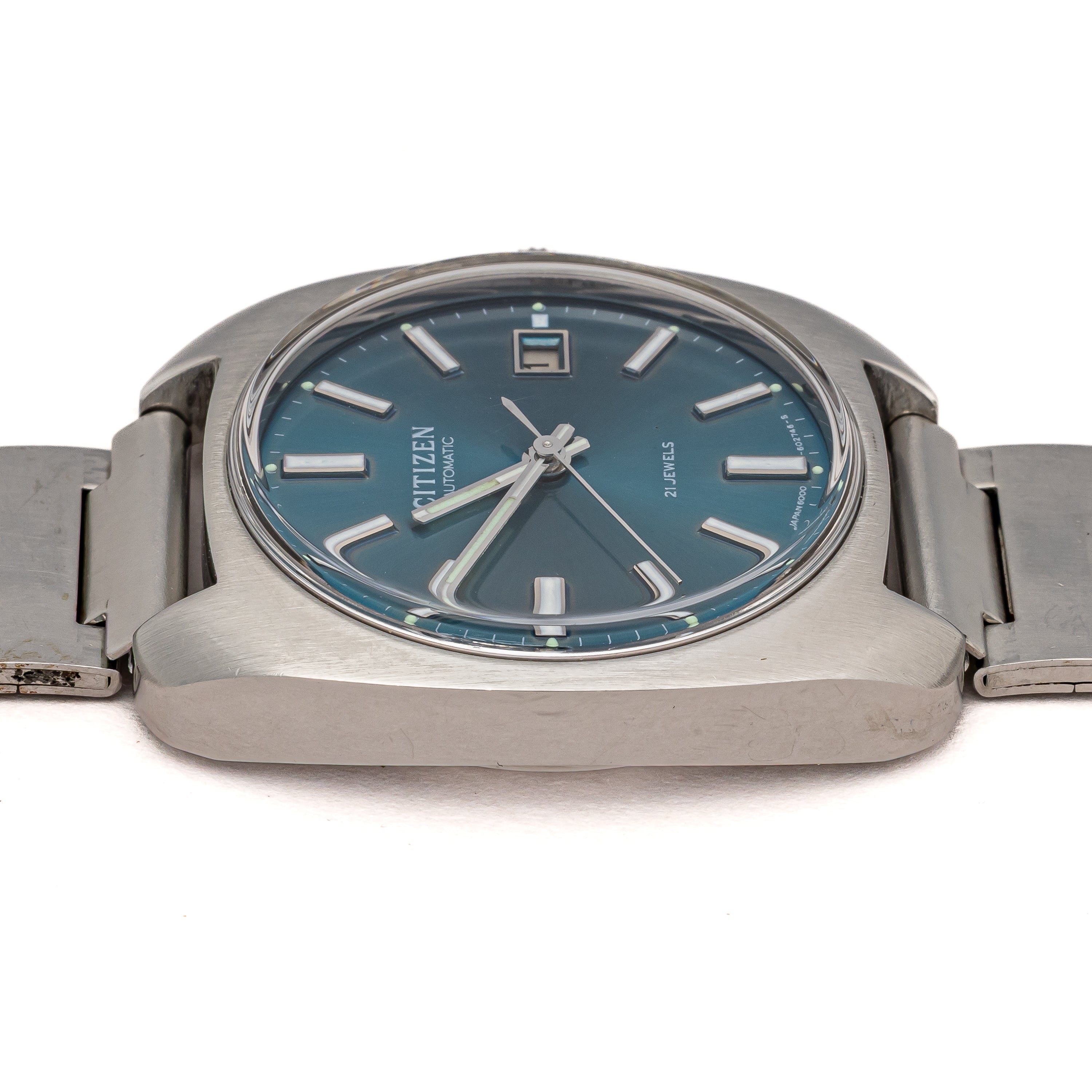シチズン 1975年製 オートマチック ブルーダイヤル 純正ブレス付き