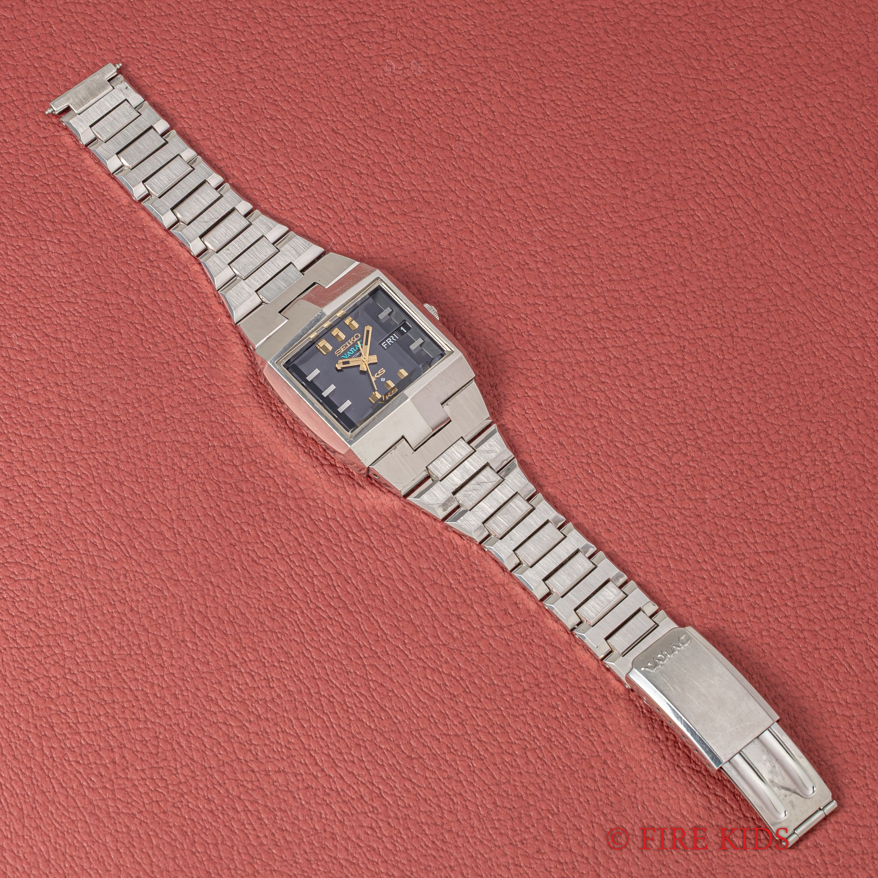 キングセイコー バナック 1973年製 Ref.5626-5050 パープルダイヤル カットガラス 自動巻き