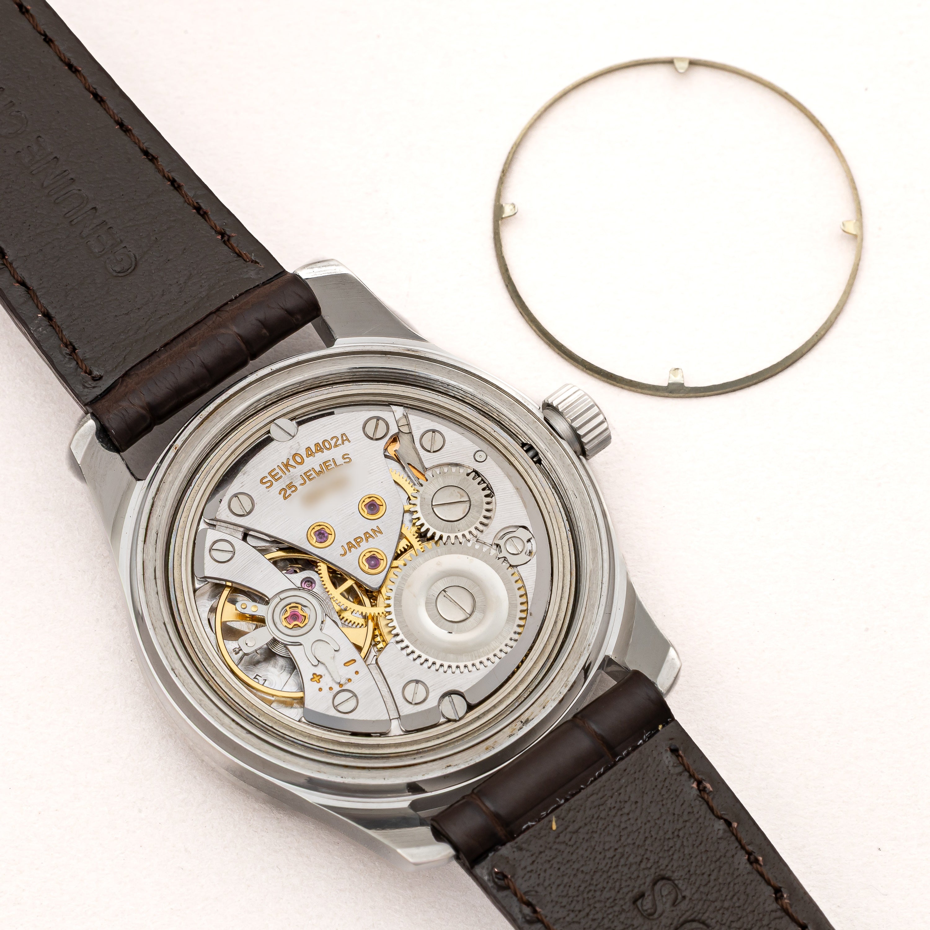 キングセイコー 1968年製 Ref.4402-8000最後期型 亀戸マーク入りメダリオン 手巻