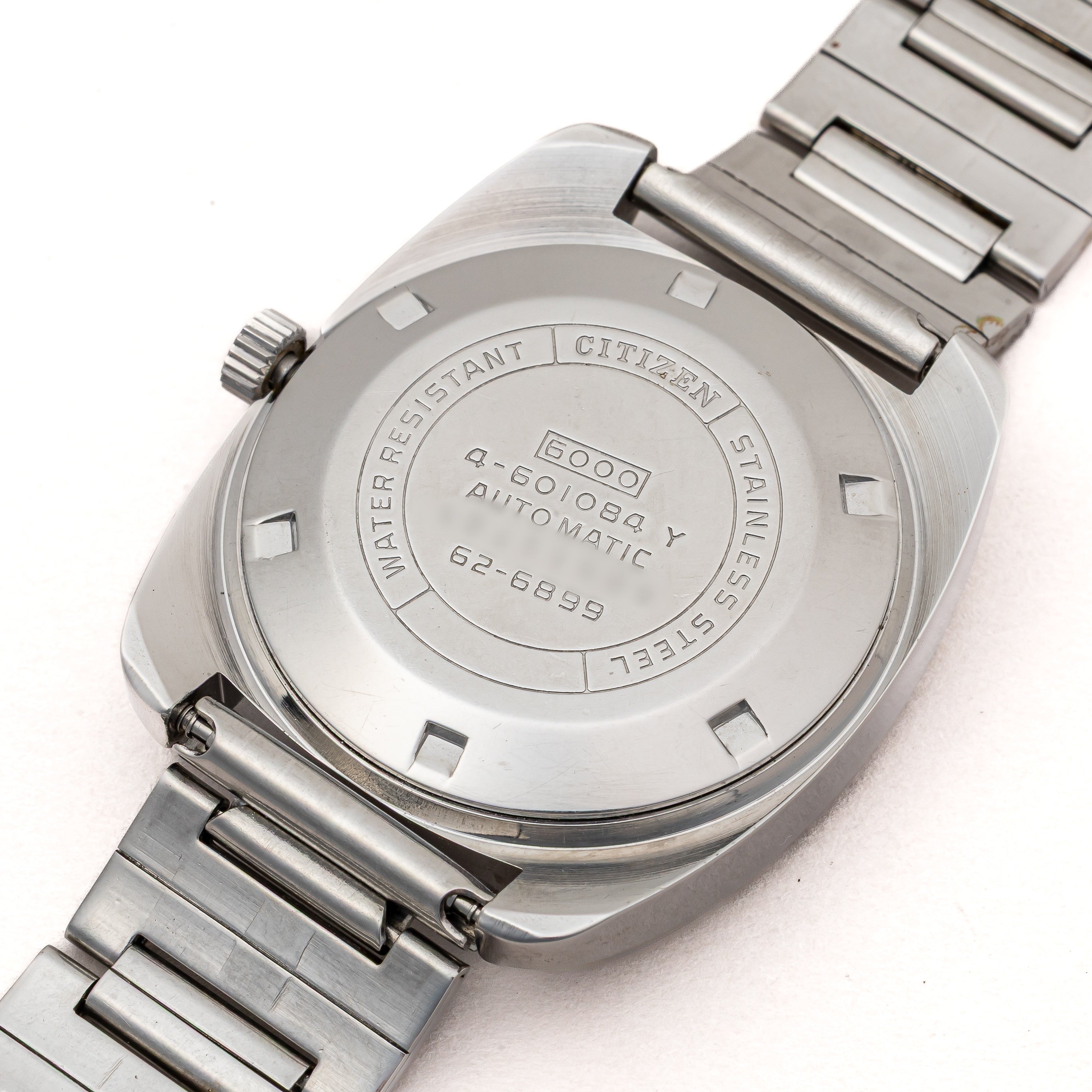 シチズン 1975年製 オートマチック ブルーダイヤル 純正ブレス付き