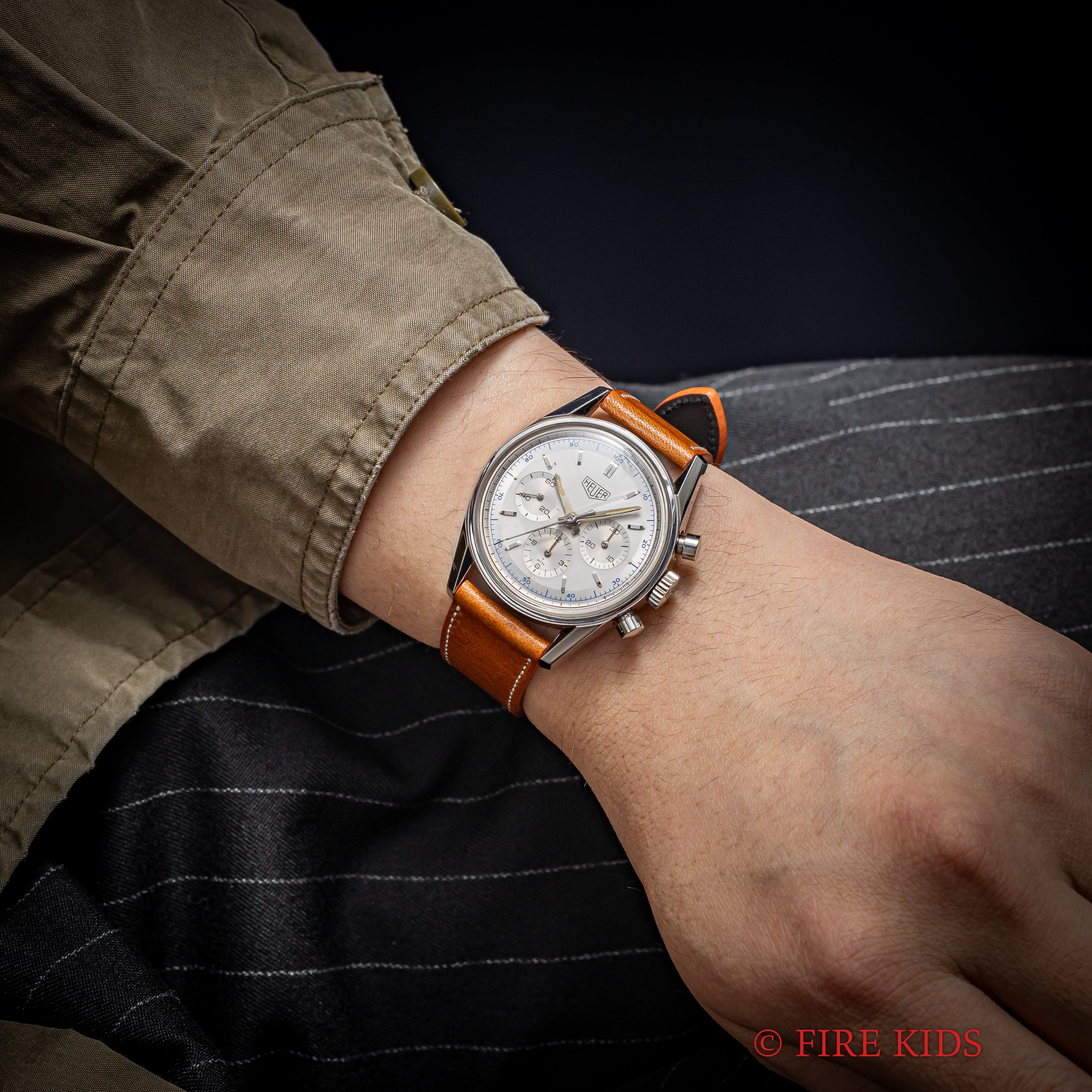 ホイヤー カレラ クラッシッククロノグラフ 1990年代製 Ref.CS3110 手巻き 箱付き