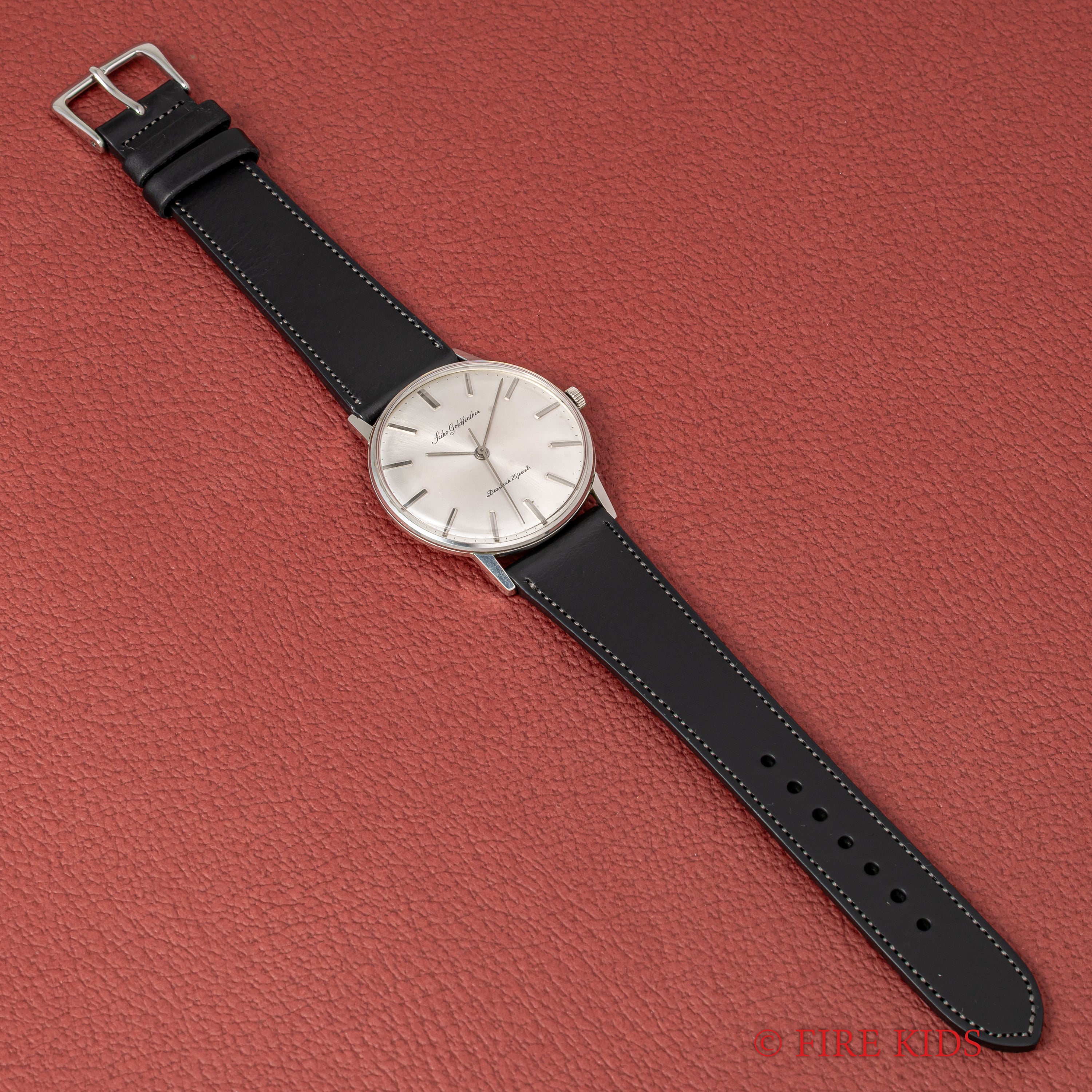 セイコー ゴールドフェザー 1963年製 薄型手巻き センターセコンド ステンレスケース