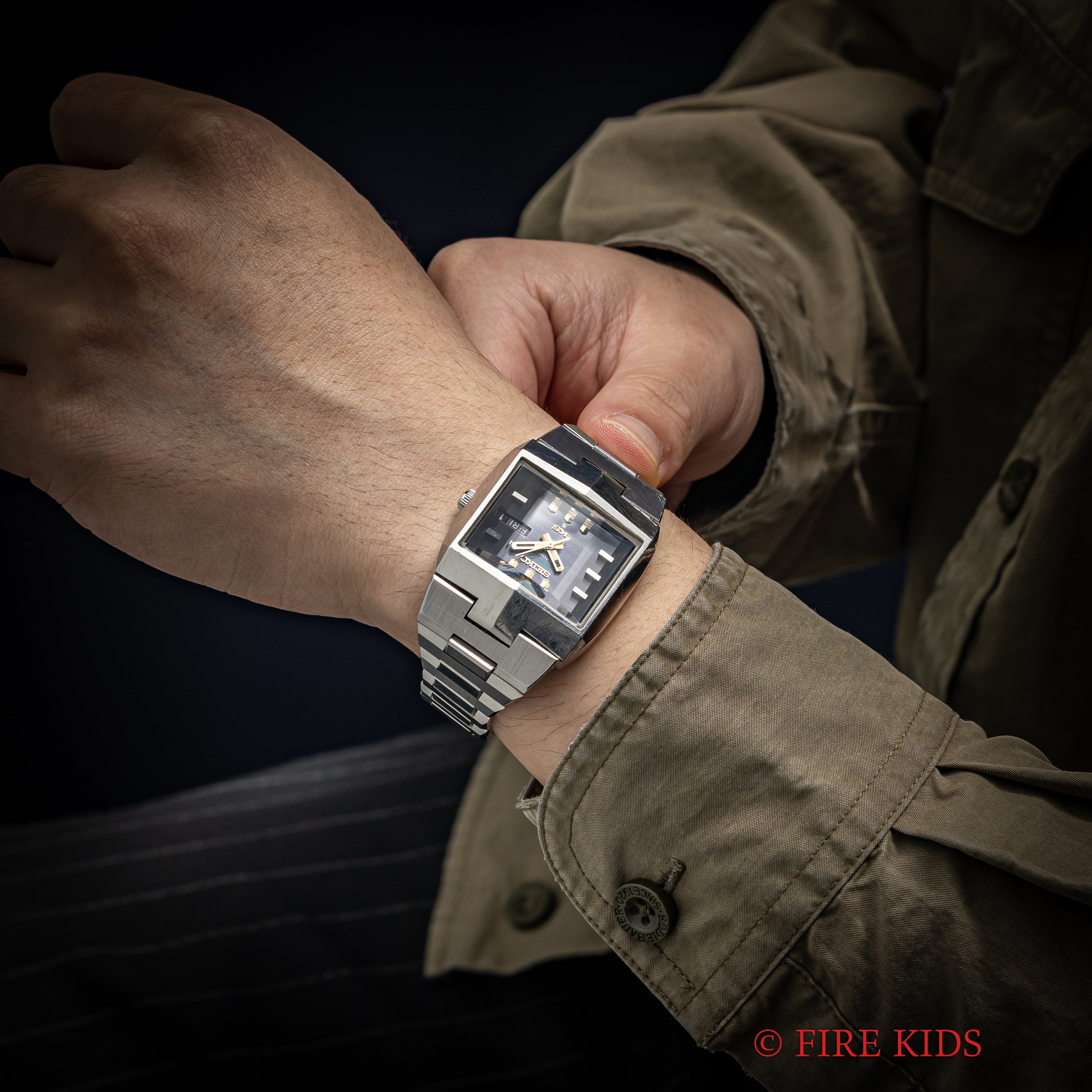 キングセイコー バナック 1973年製 Ref.5626-5050 パープルダイヤル カットガラス 自動巻き