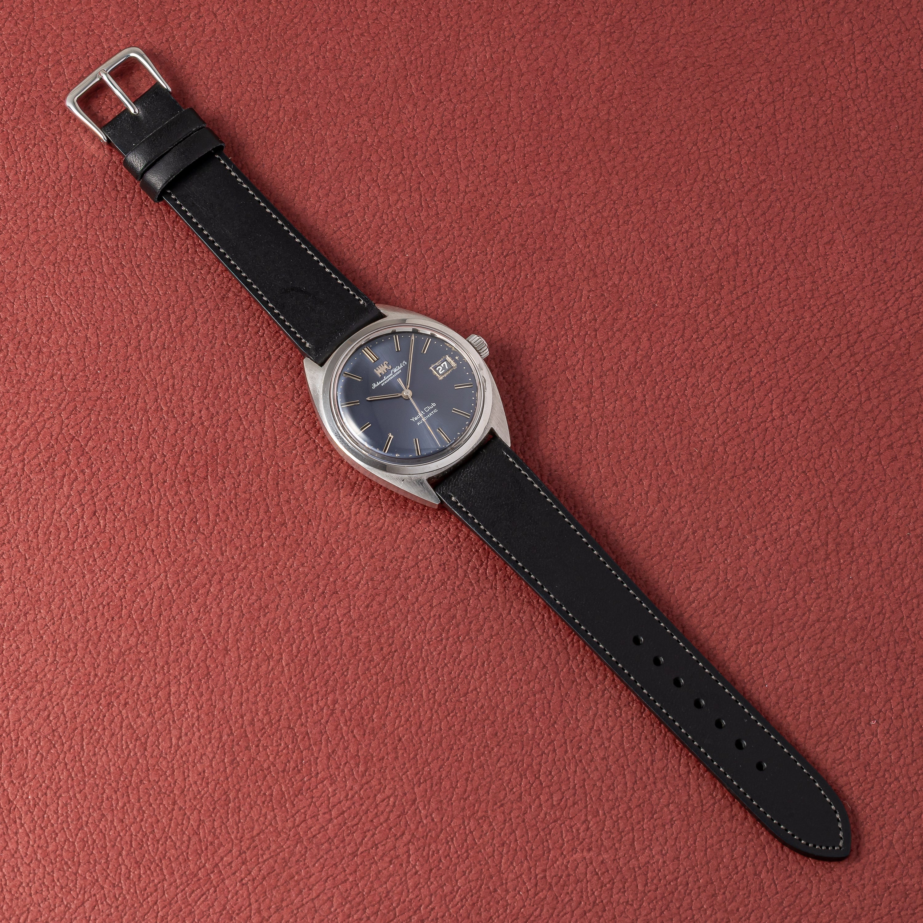 IWC ヨットクラブ 1973年製 ブルーダイヤル Cal.8541B ペラトン式自動巻き