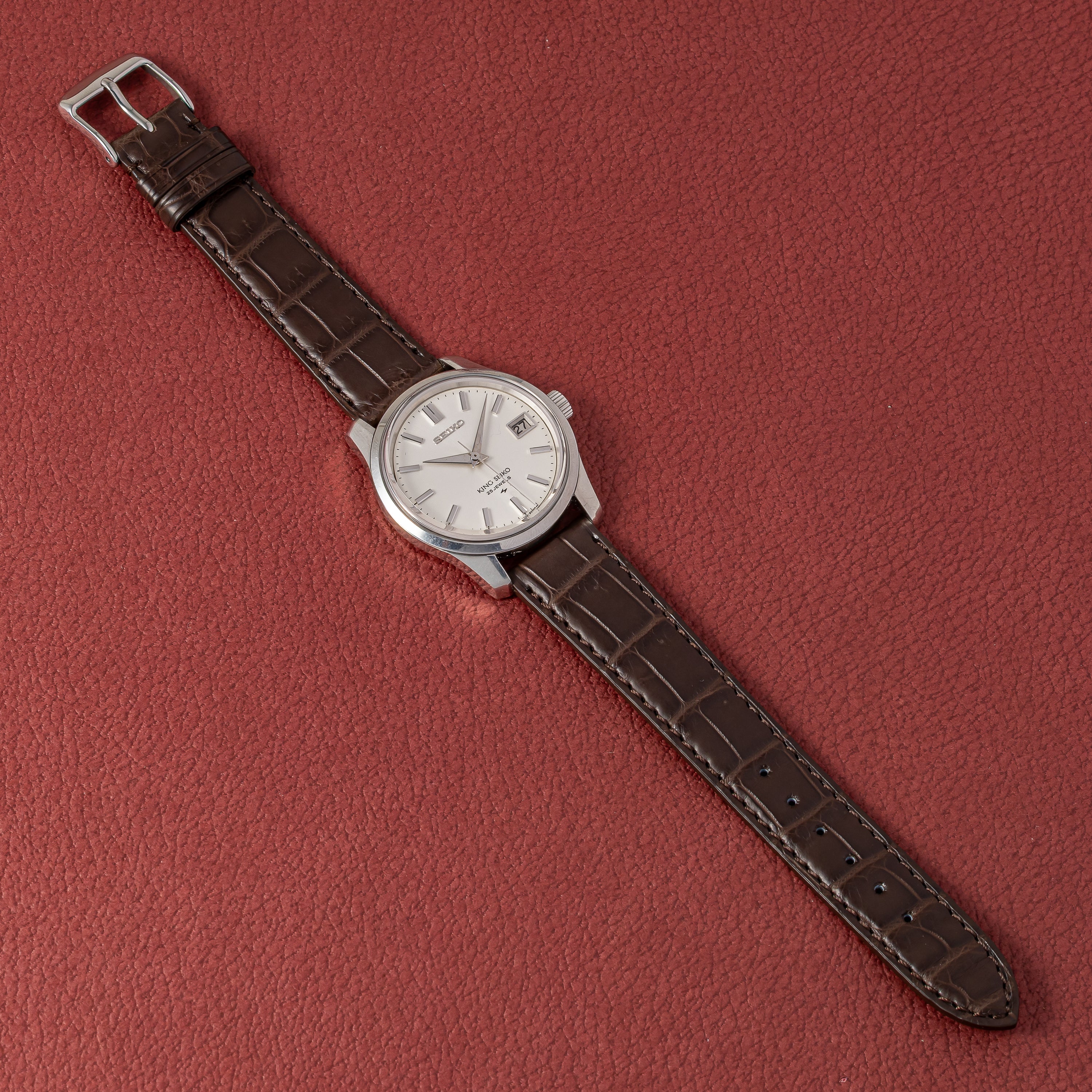 キングセイコー 1968年製 Ref.4402-8000最後期型 亀戸マーク入りメダリオン 手巻