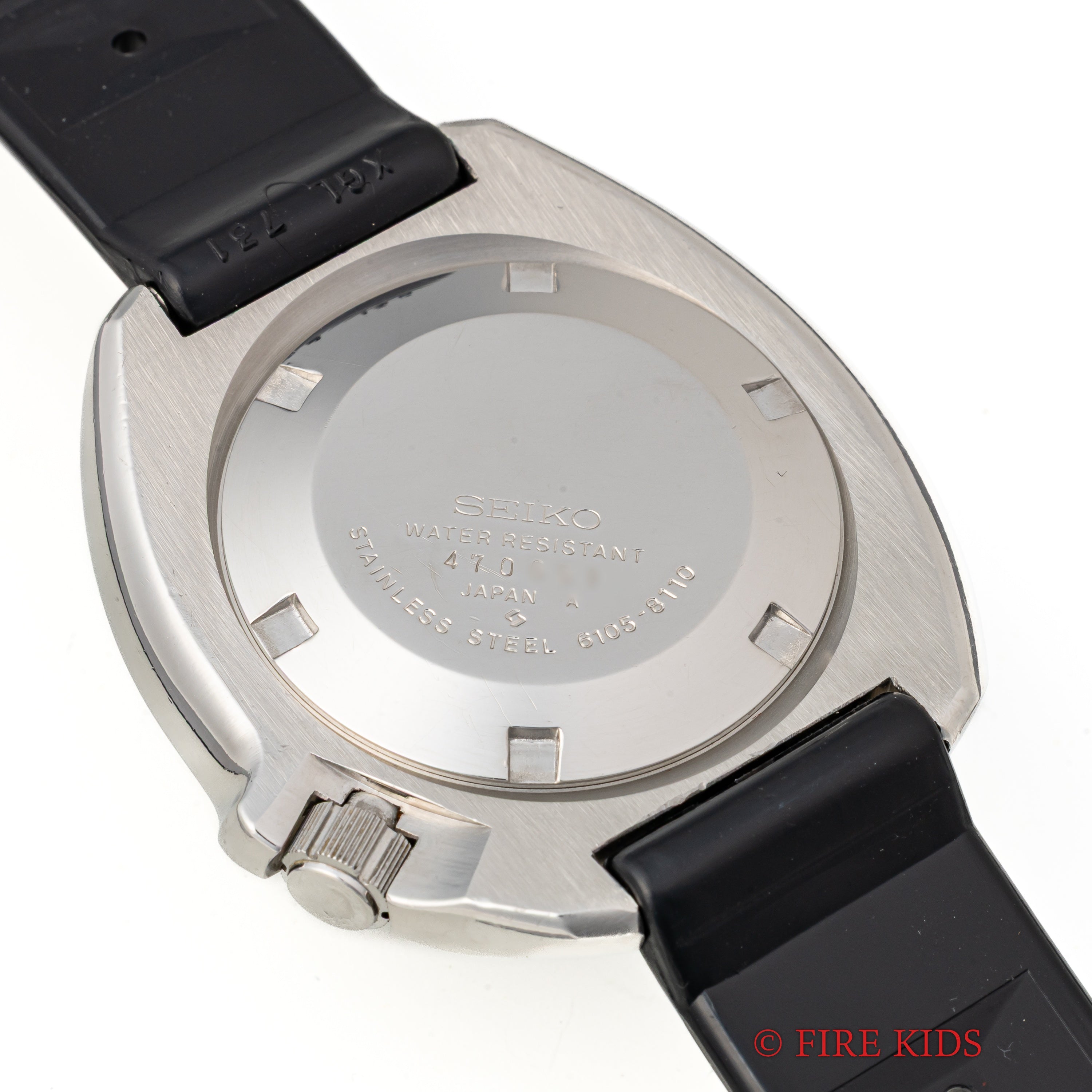 セイコー 150mダイバー 2nd後期 植村ダイバー 1974年製 自動巻き Ref.6105-8110 オリジナルラバーベルト