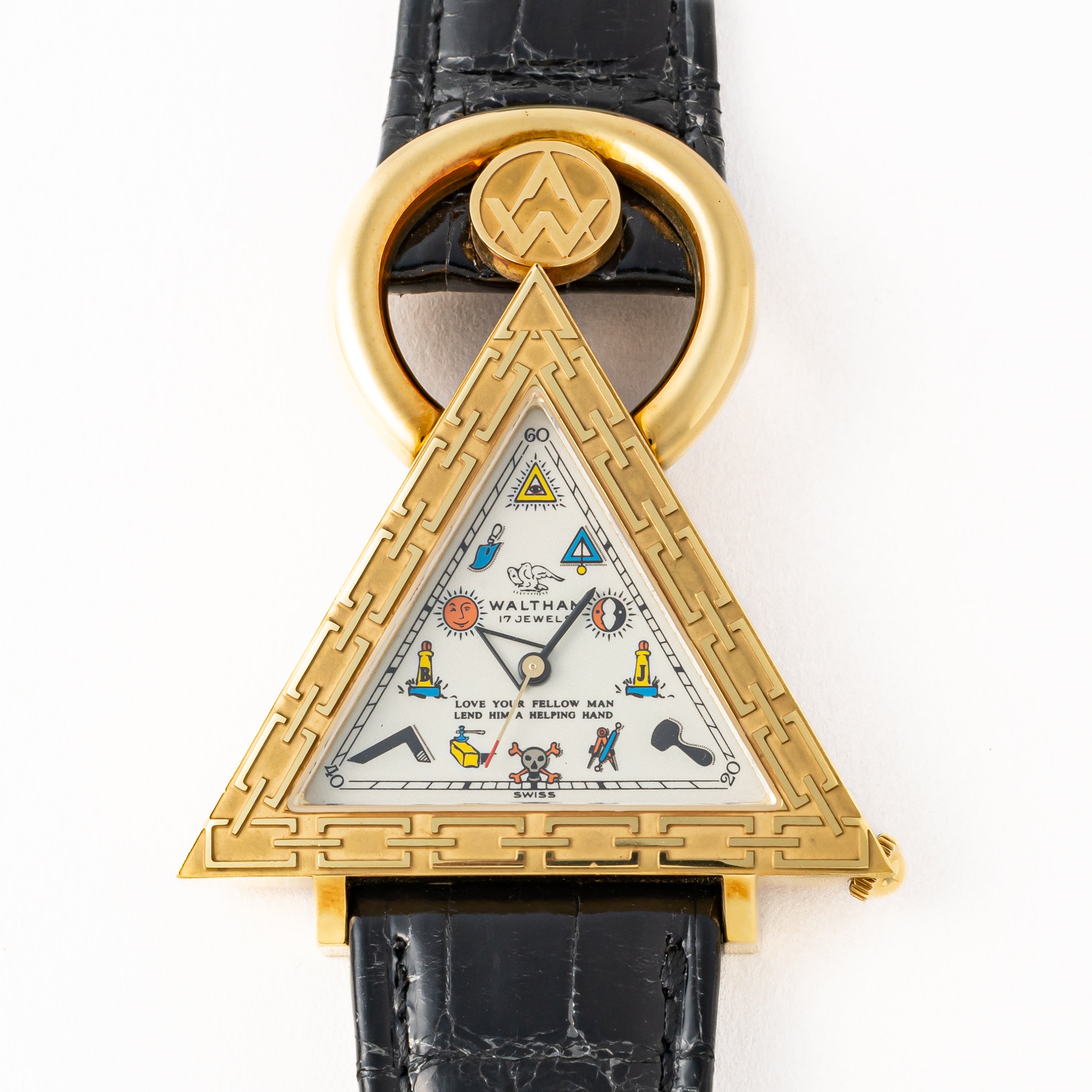 ウォルサム フリーメイソン 手巻き 18金無垢 150周年 150本限定 1999年製 Ref.96380.74