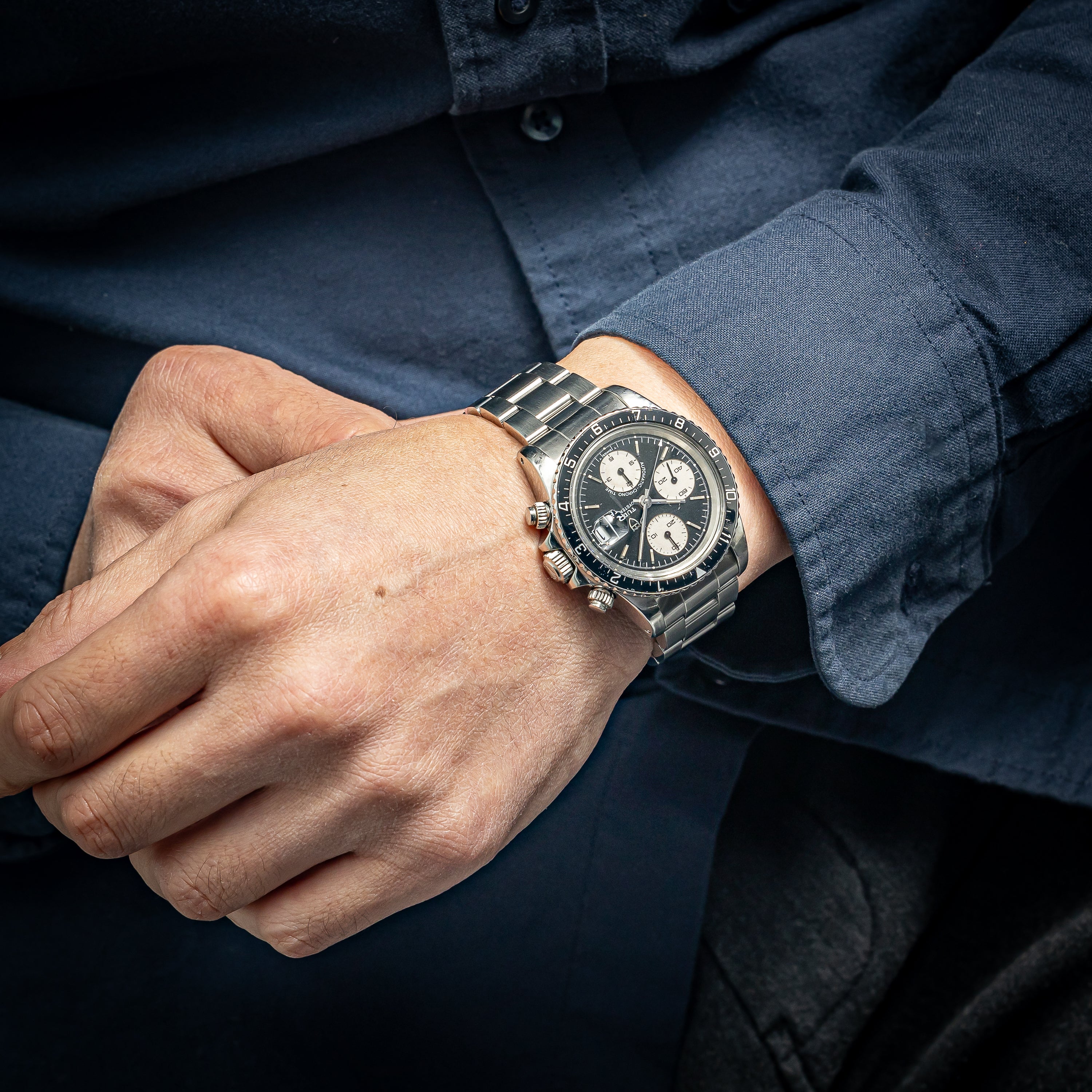 チューダー クロノタイム 1992年製 Ref.79170前期 逆パンダ 王冠リューズ 回転ベゼル