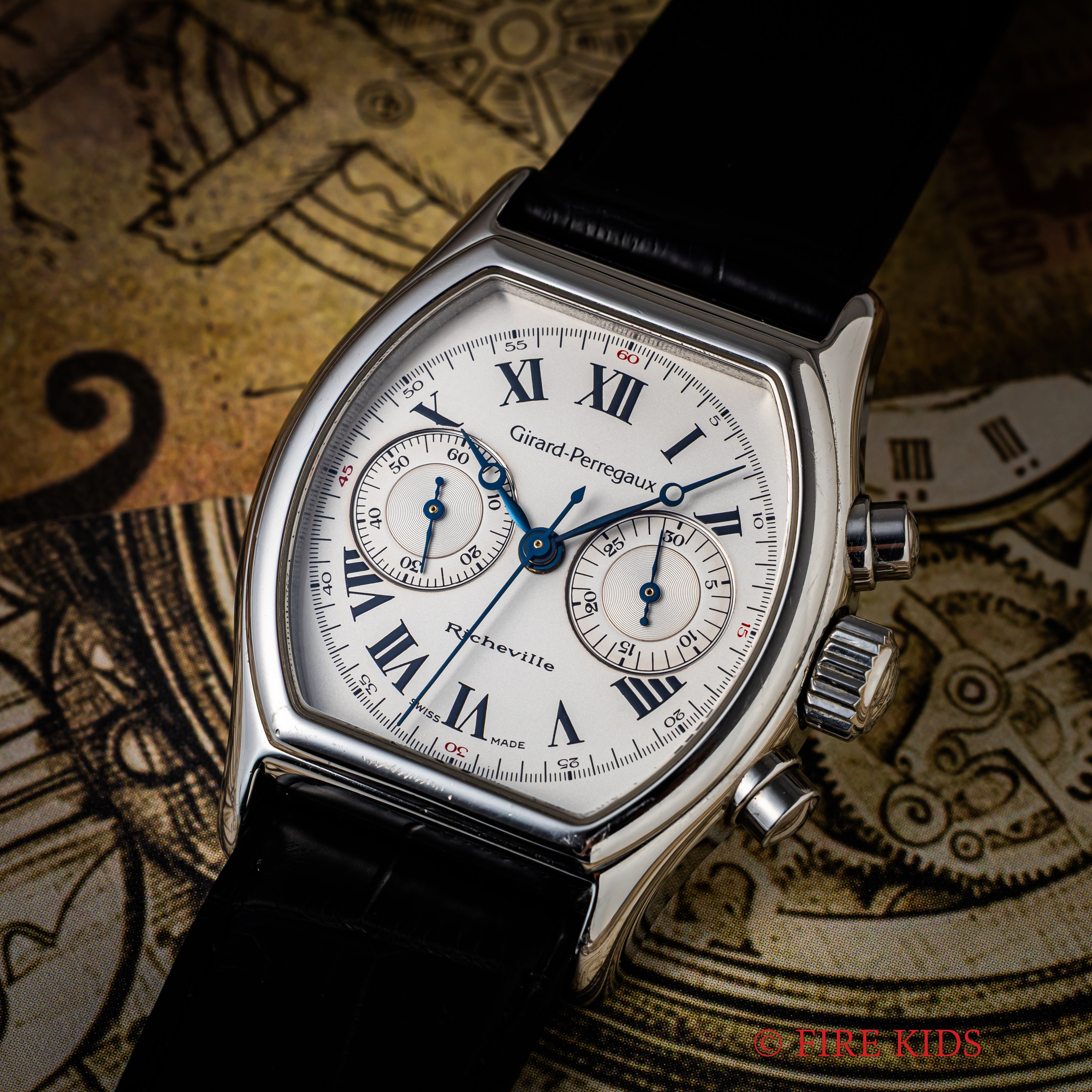 ジラール・ペルゴ リシュビル 1990年代製 Ref.2710 クロノグラフ