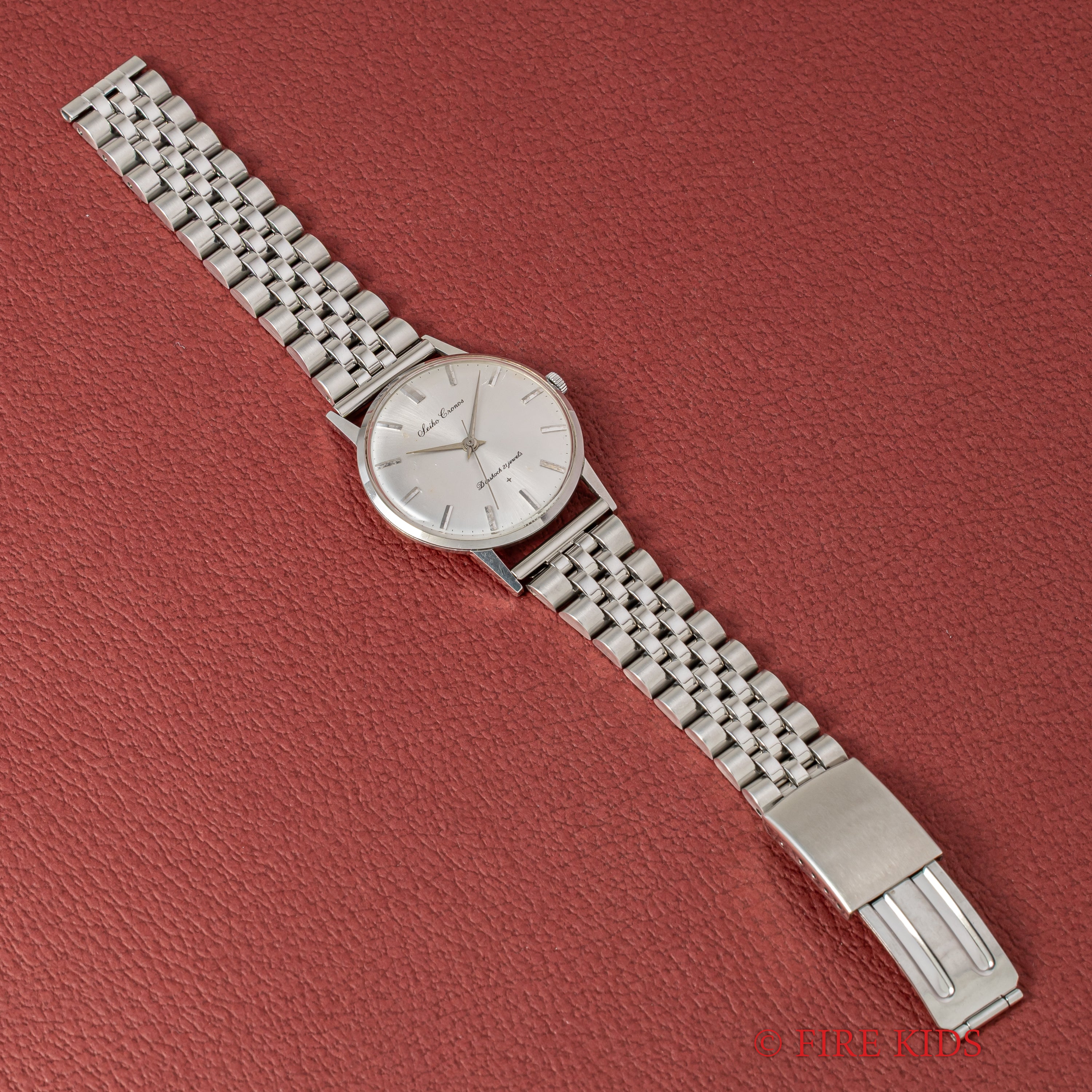 セイコー クロノス 1959年製 手巻き シルバーダイヤル