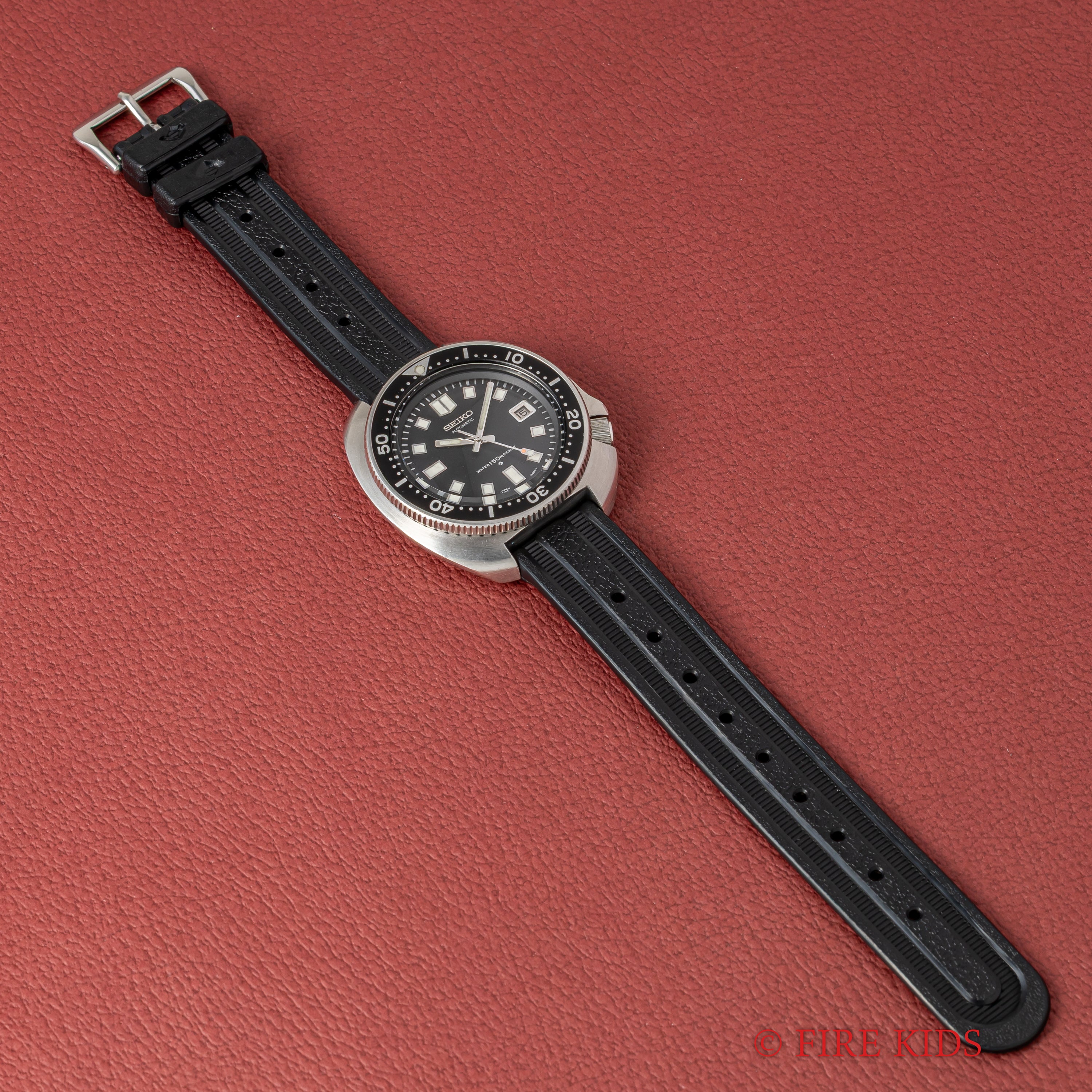 セイコー 150mダイバー 2nd後期 植村ダイバー 1974年製 自動巻き Ref.6105-8110 オリジナルラバーベルト