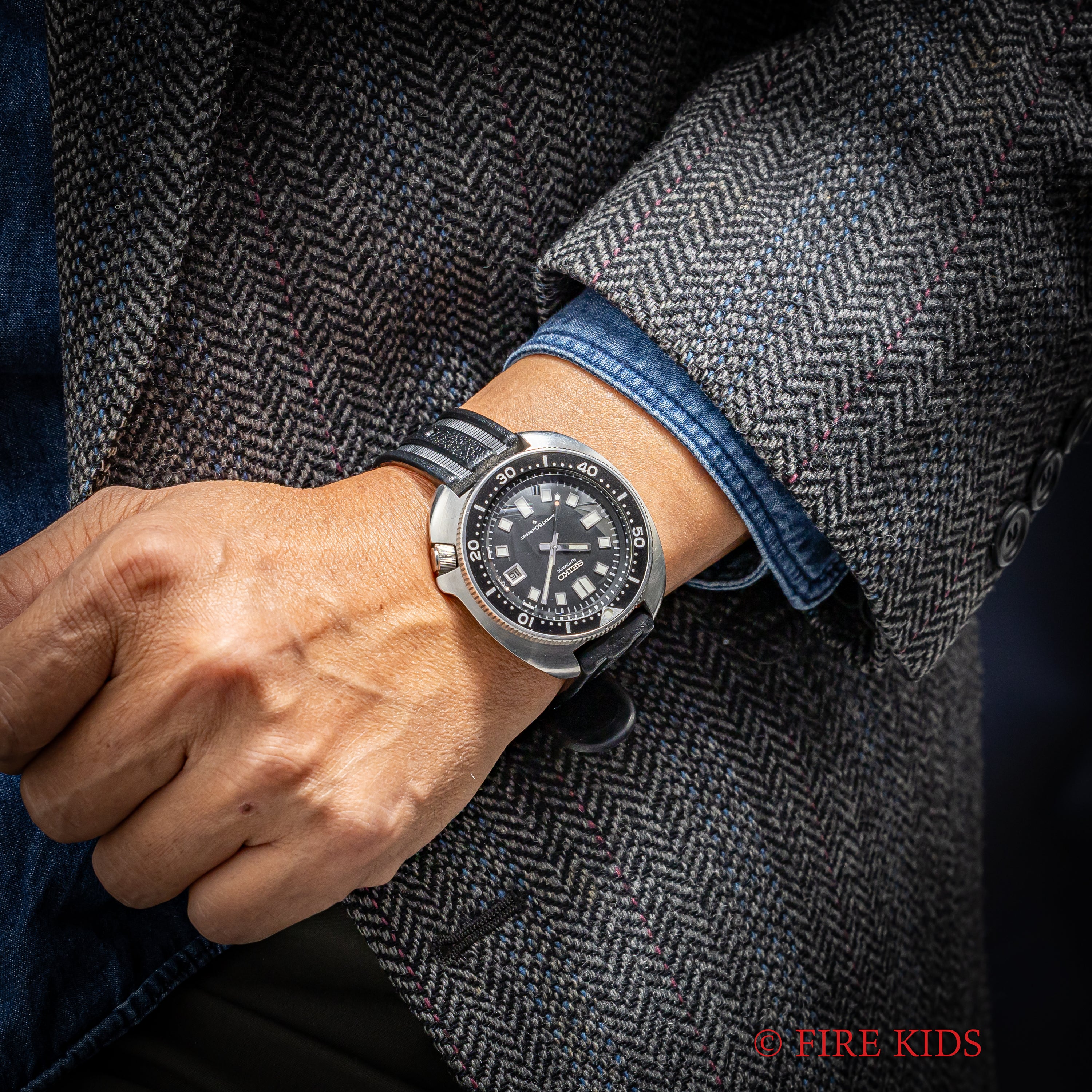 セイコー 150mダイバー 2nd後期 植村ダイバー 1974年製 自動巻き Ref.6105-8110 オリジナルラバーベルト