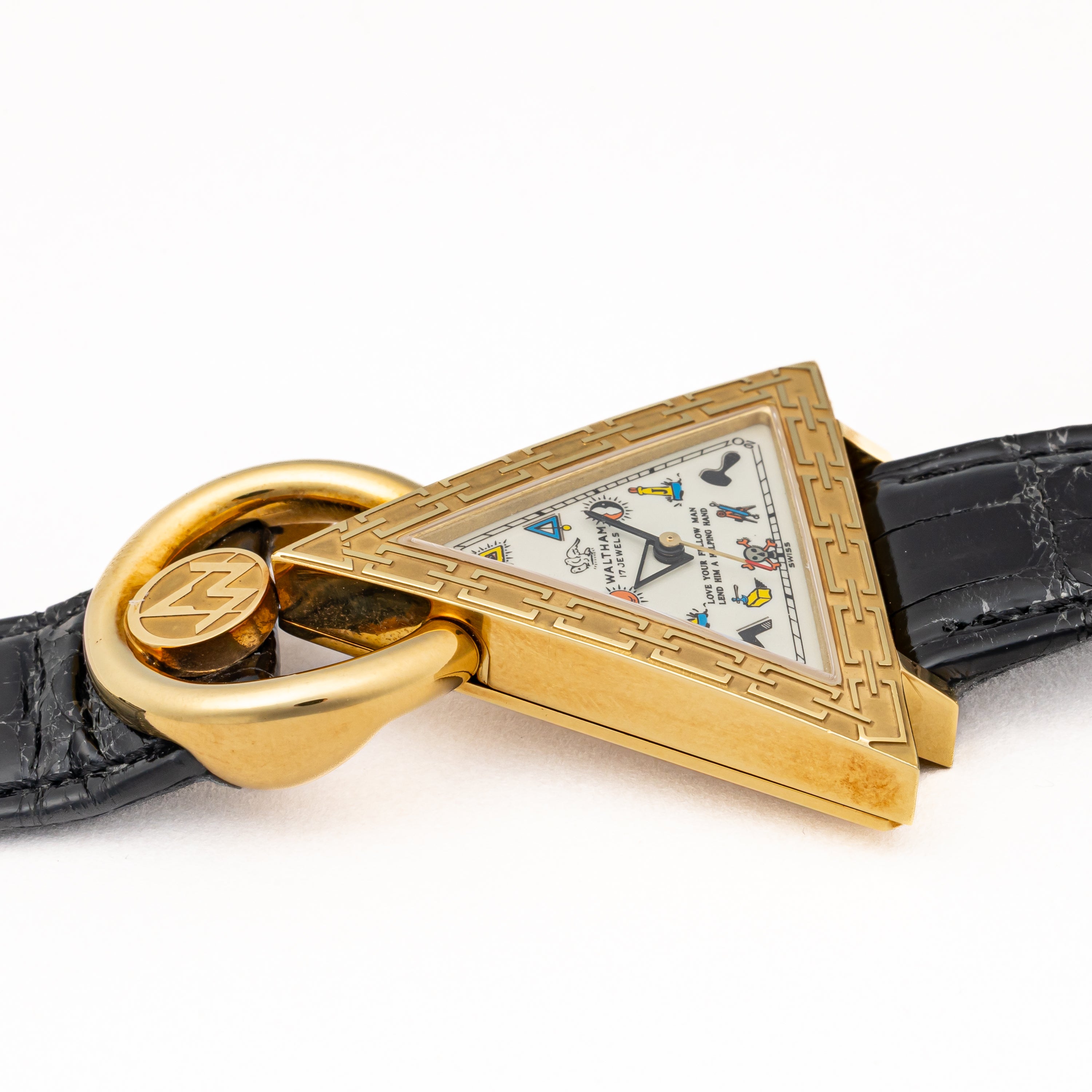 ウォルサム フリーメイソン 手巻き 18金無垢 150周年 150本限定 1999年製 Ref.96380.74