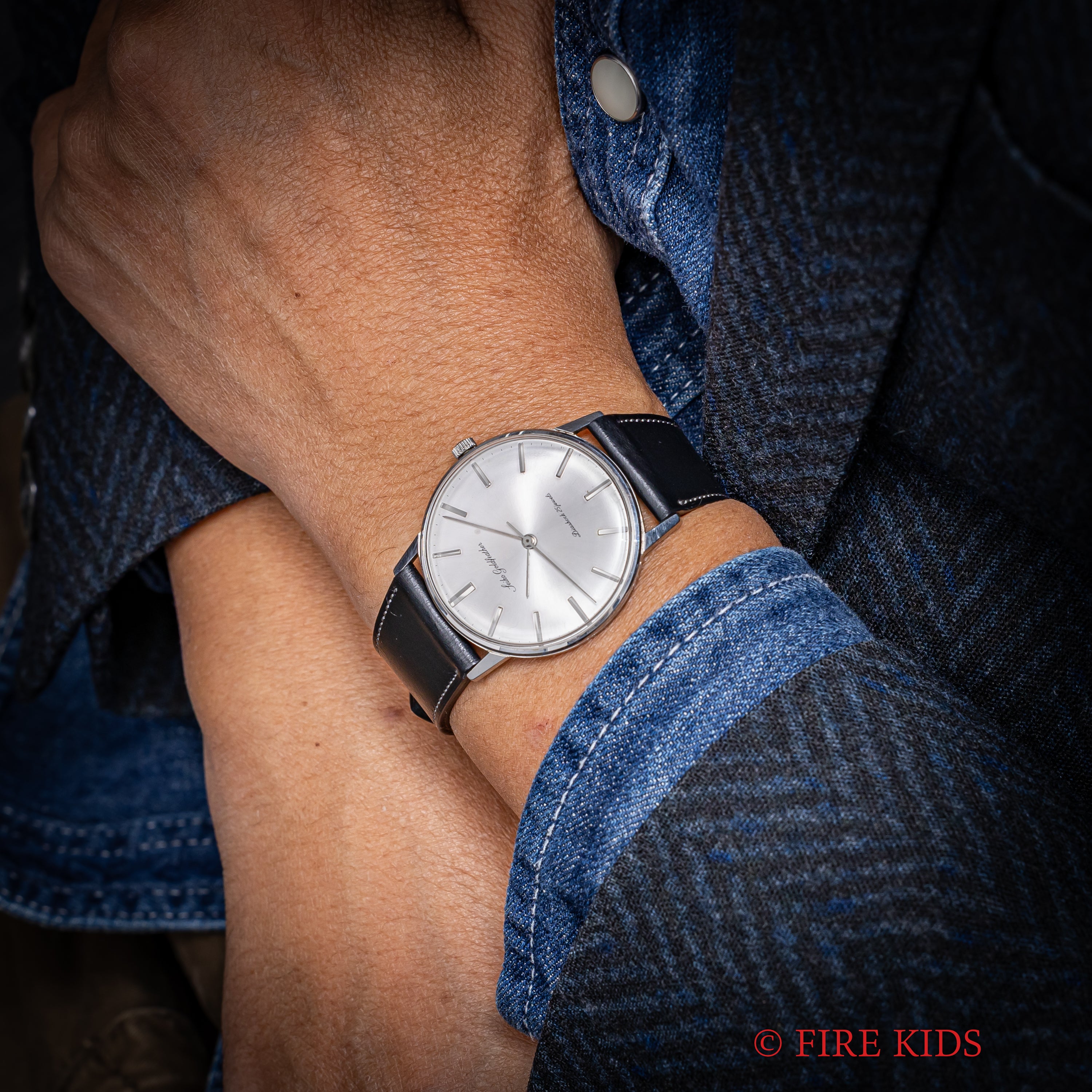 セイコー ゴールドフェザー 1963年製 薄型手巻き センターセコンド ステンレスケース