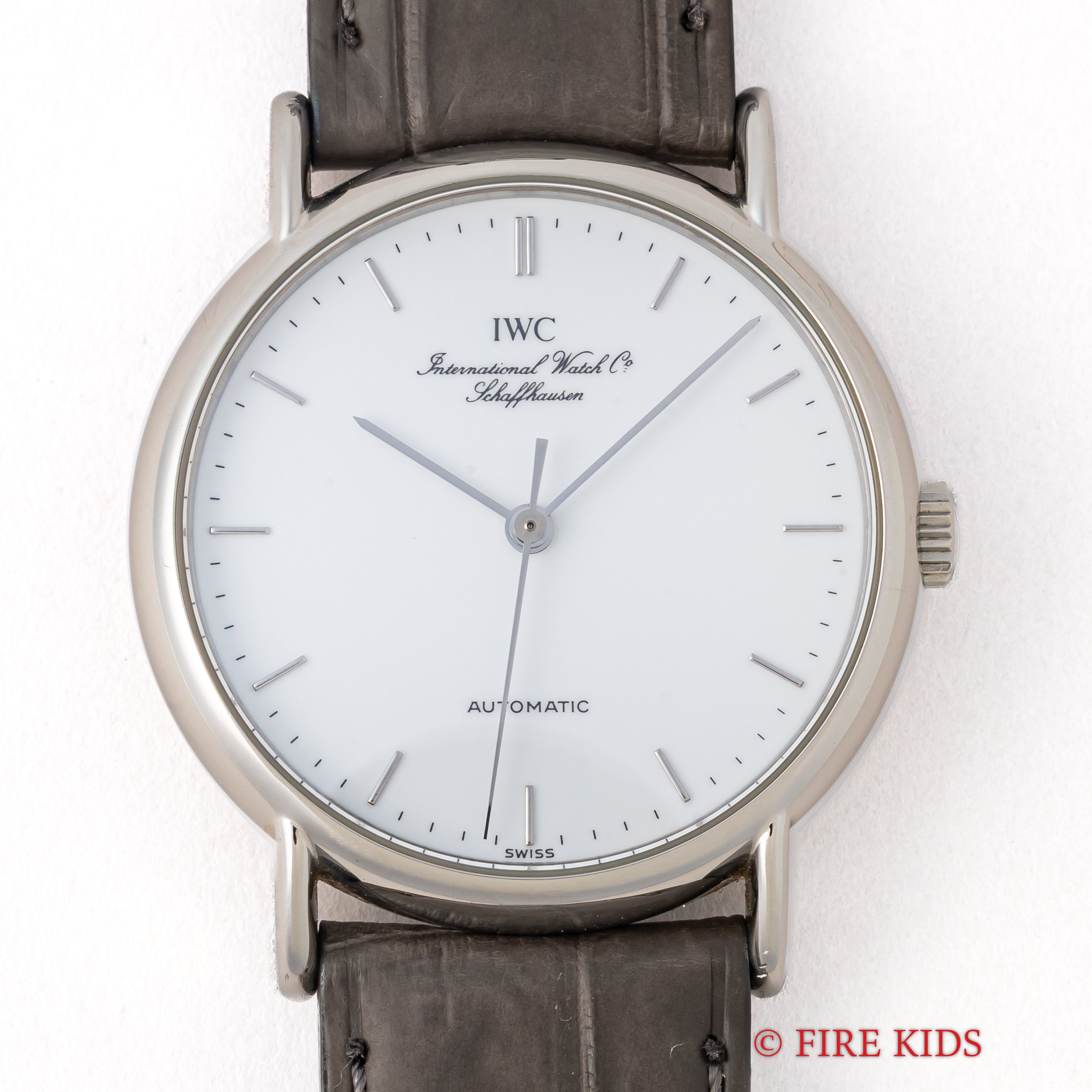 IWC ポートフィノ ノンデイト 1991年製 自動巻 ホワイトエナメルダイヤル 純正尾錠付き