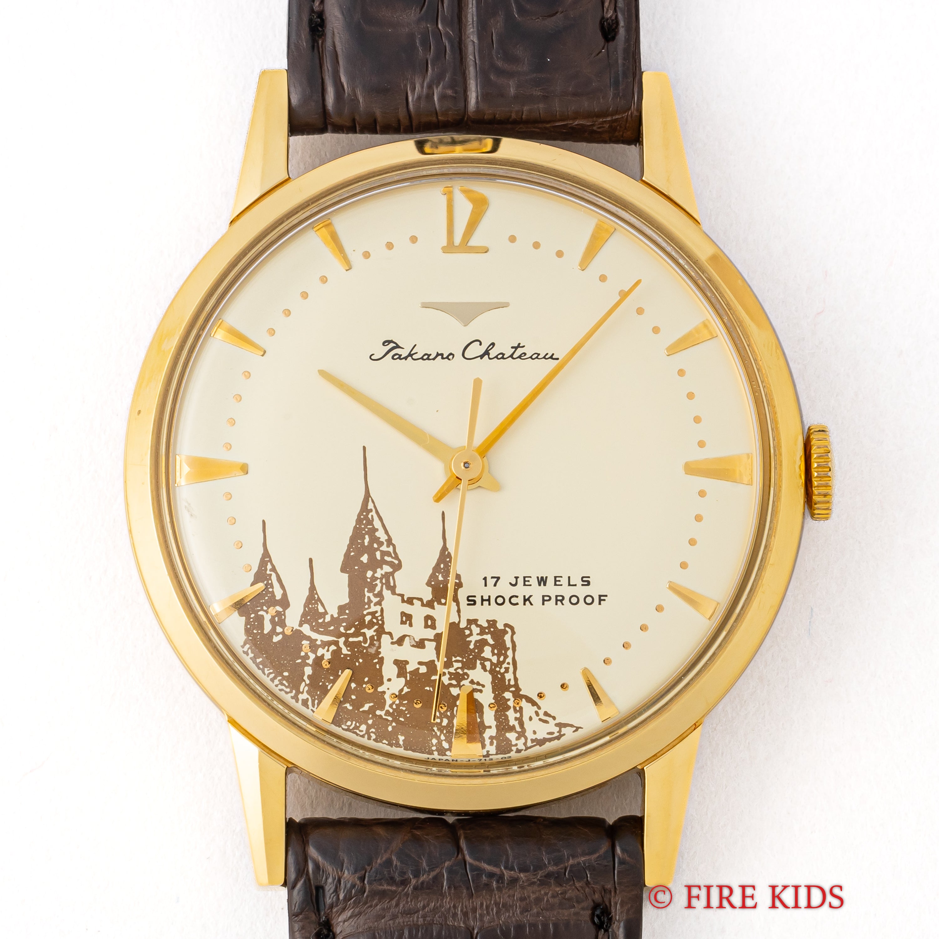 タカノ シャトー 手巻き お城文字盤 1998年製 復刻 1960本限定