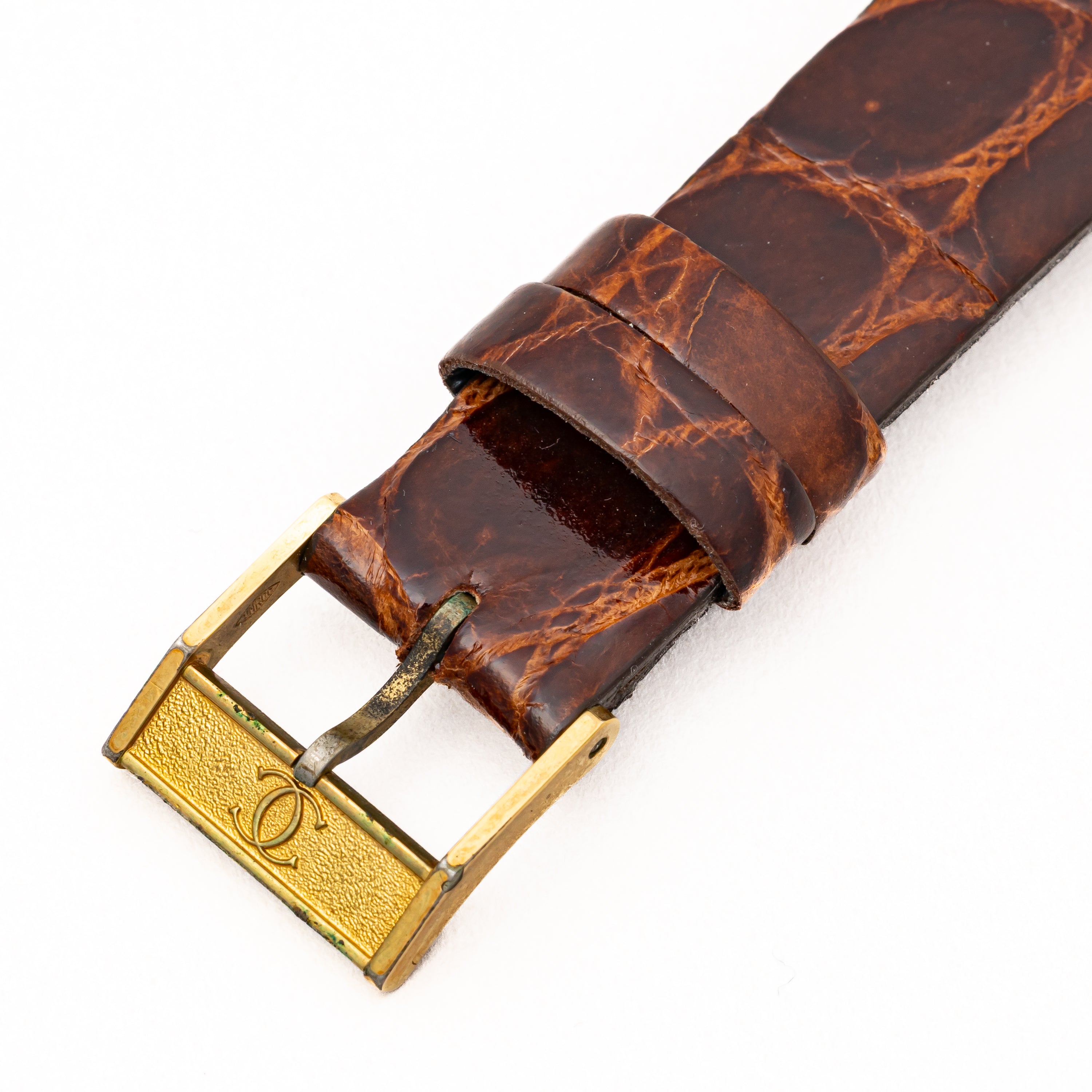 カルティエ オーガニック タンク ウッド ブティック限定 Ref.20611 1975年~1976年製 修理明細付き