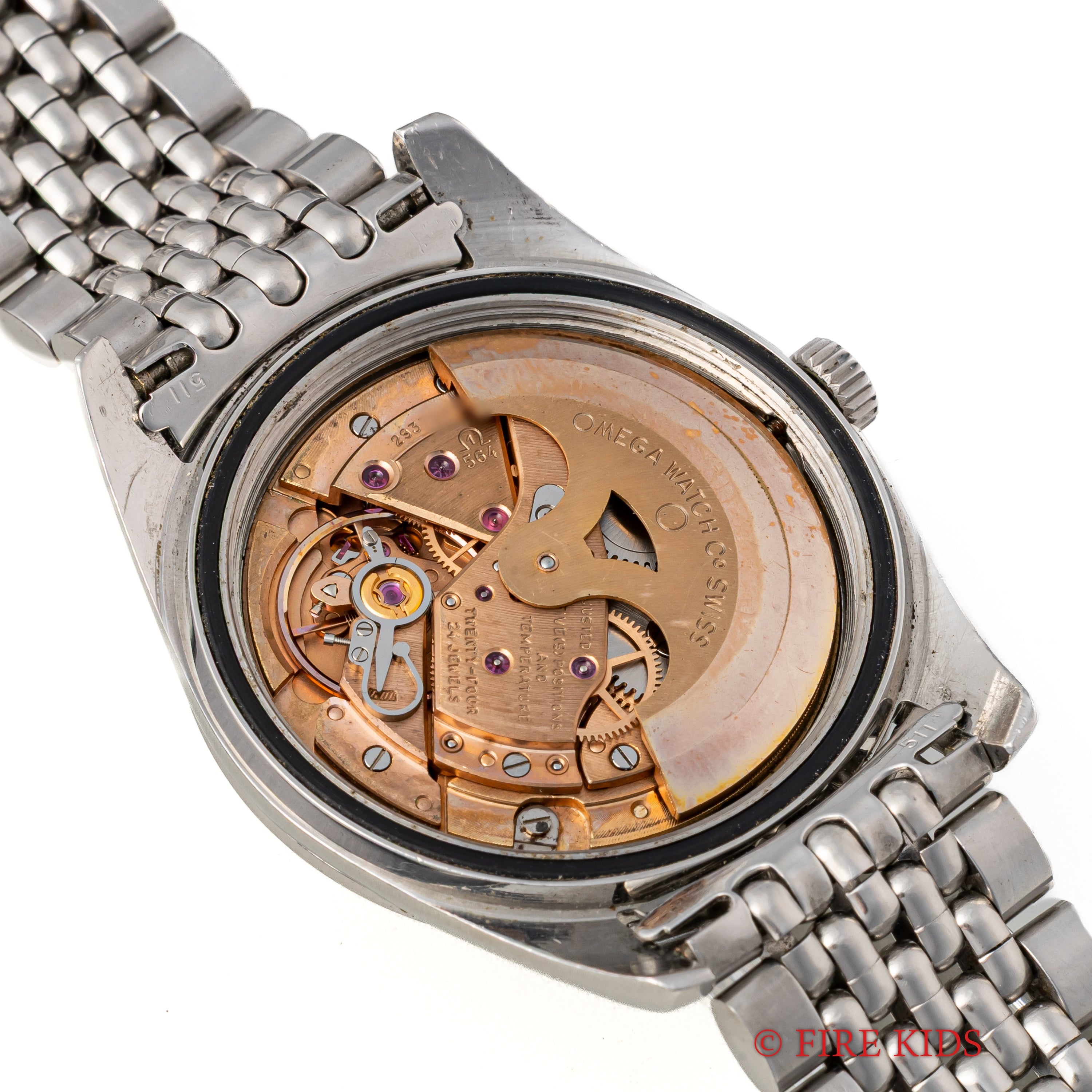 オメガ 1969年製 シーマスター クロノメーター 自動巻き Cal.564 純正ライスブレス