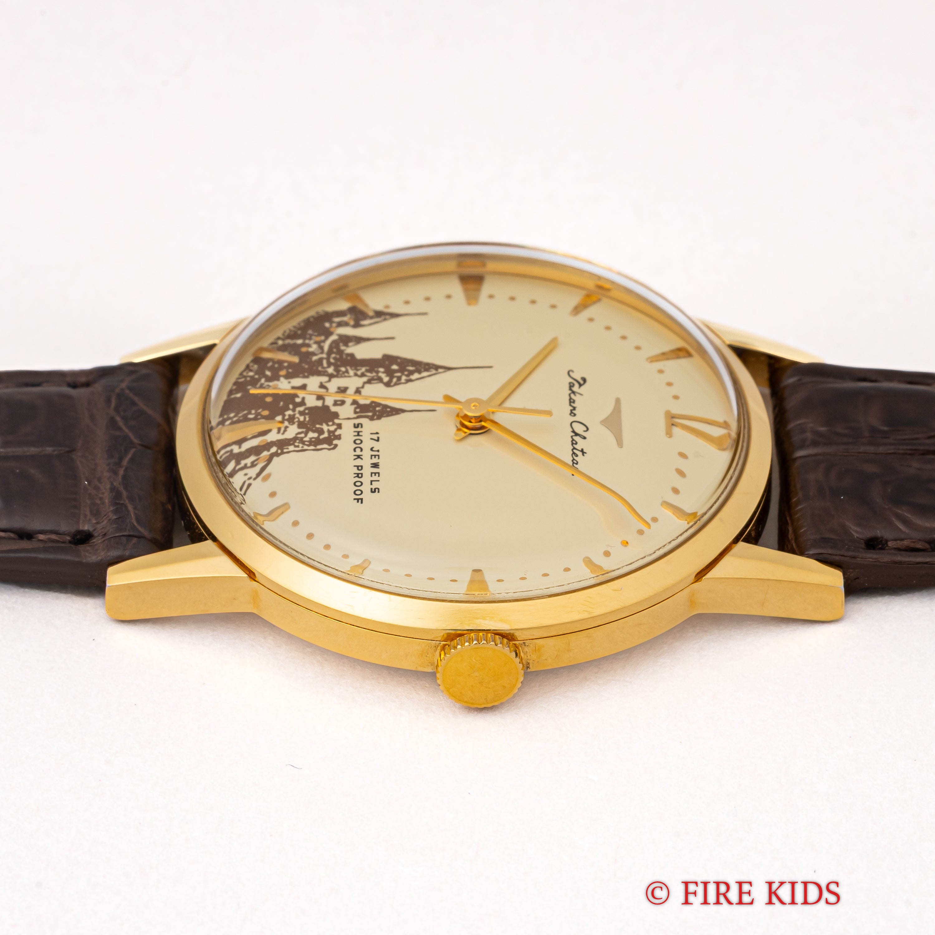 タカノ シャトー 手巻き お城文字盤 1998年製 復刻 1960本限定