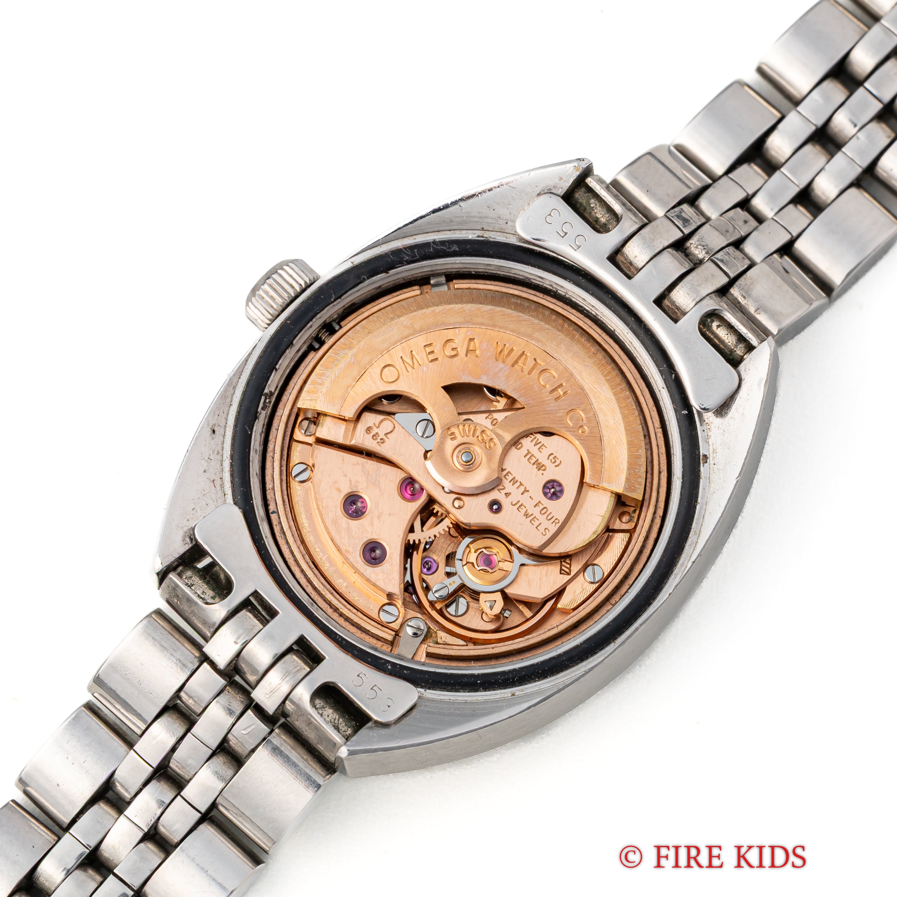 オメガ コンステレーション 1968年製 ジェンタデザイン レディース 純正ステンレスブレス付