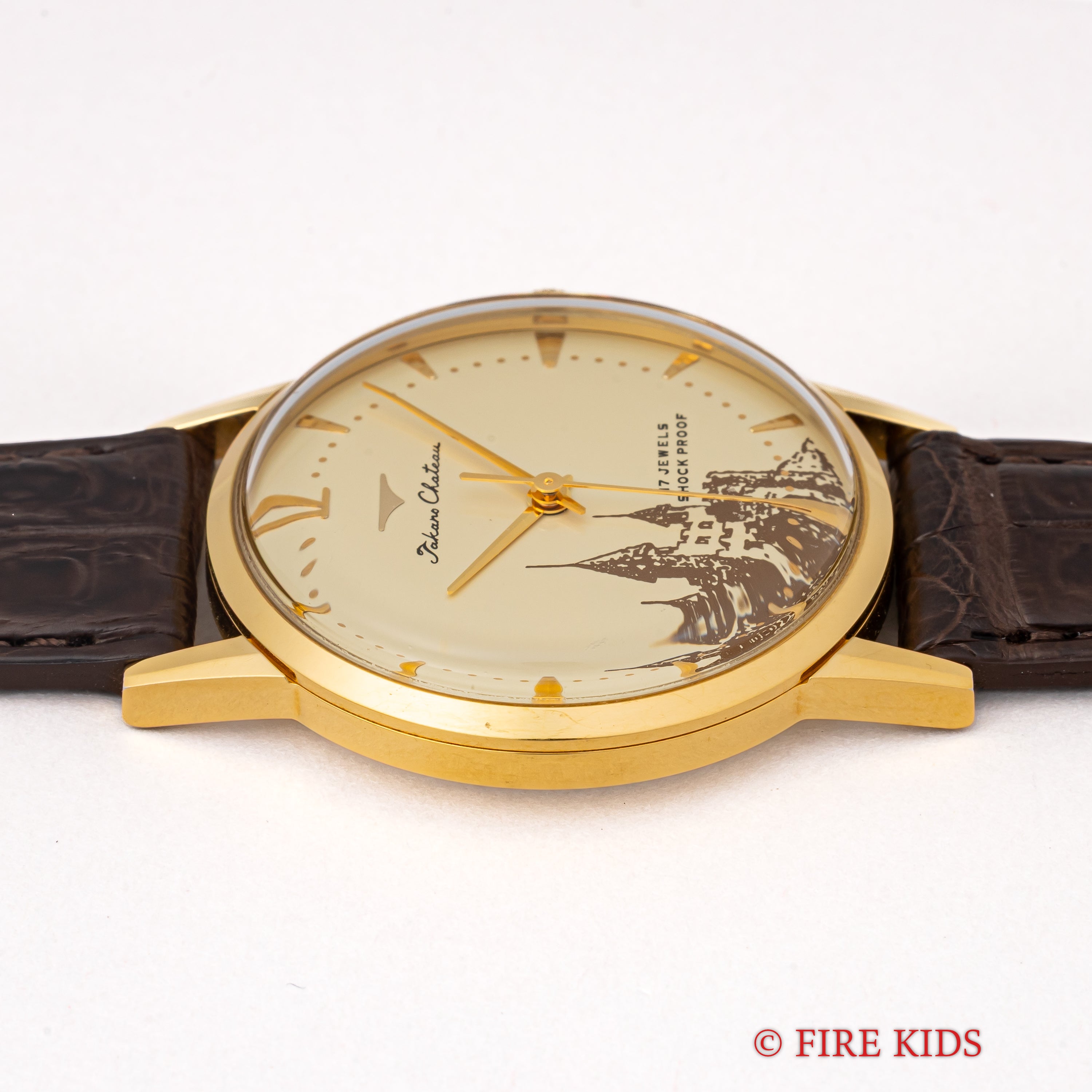 タカノ シャトー 手巻き お城文字盤 1998年製 復刻 1960本限定