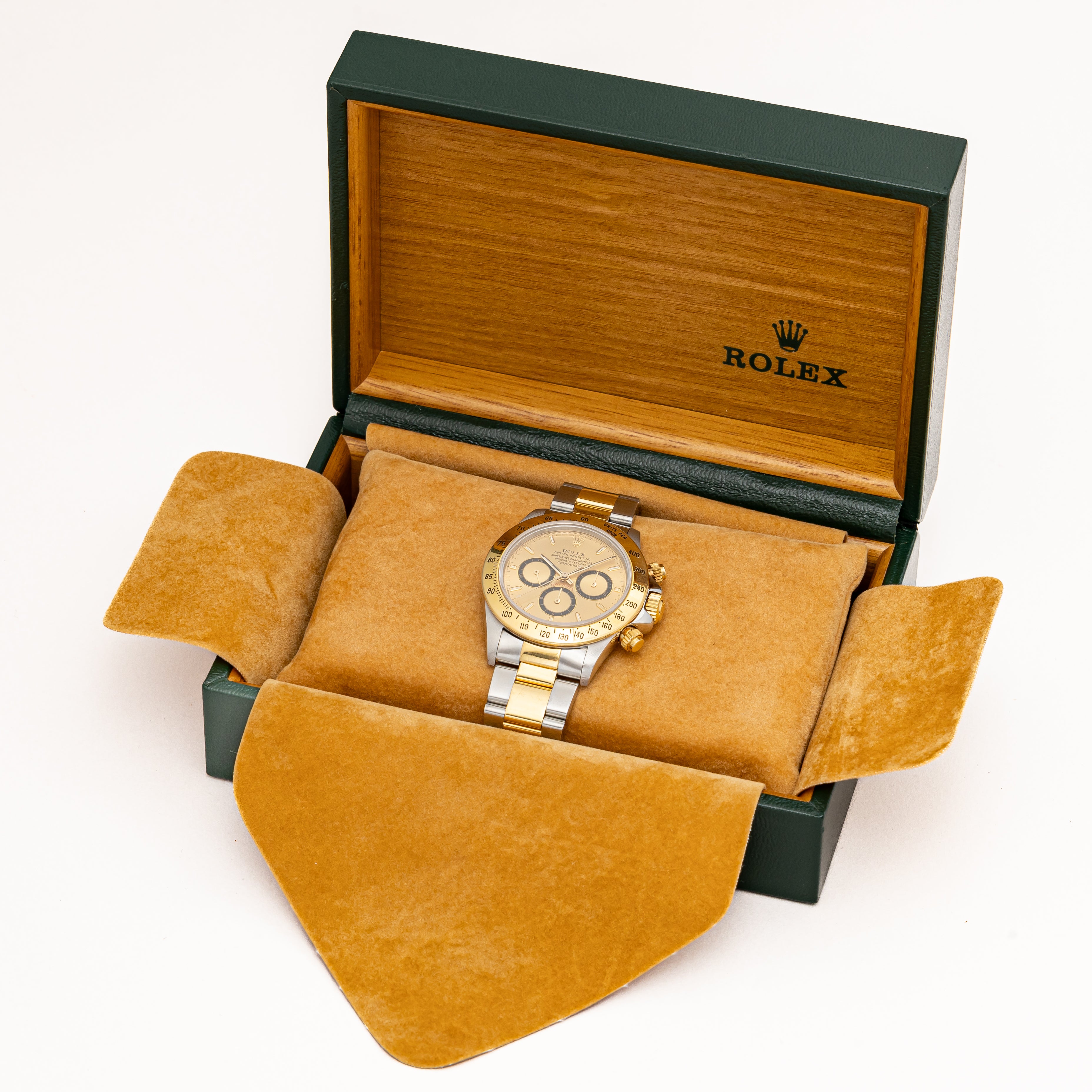 ロレックス デイトナ コンビ 1994年製 Ref.16523 シャンパンダイヤル 箱付き