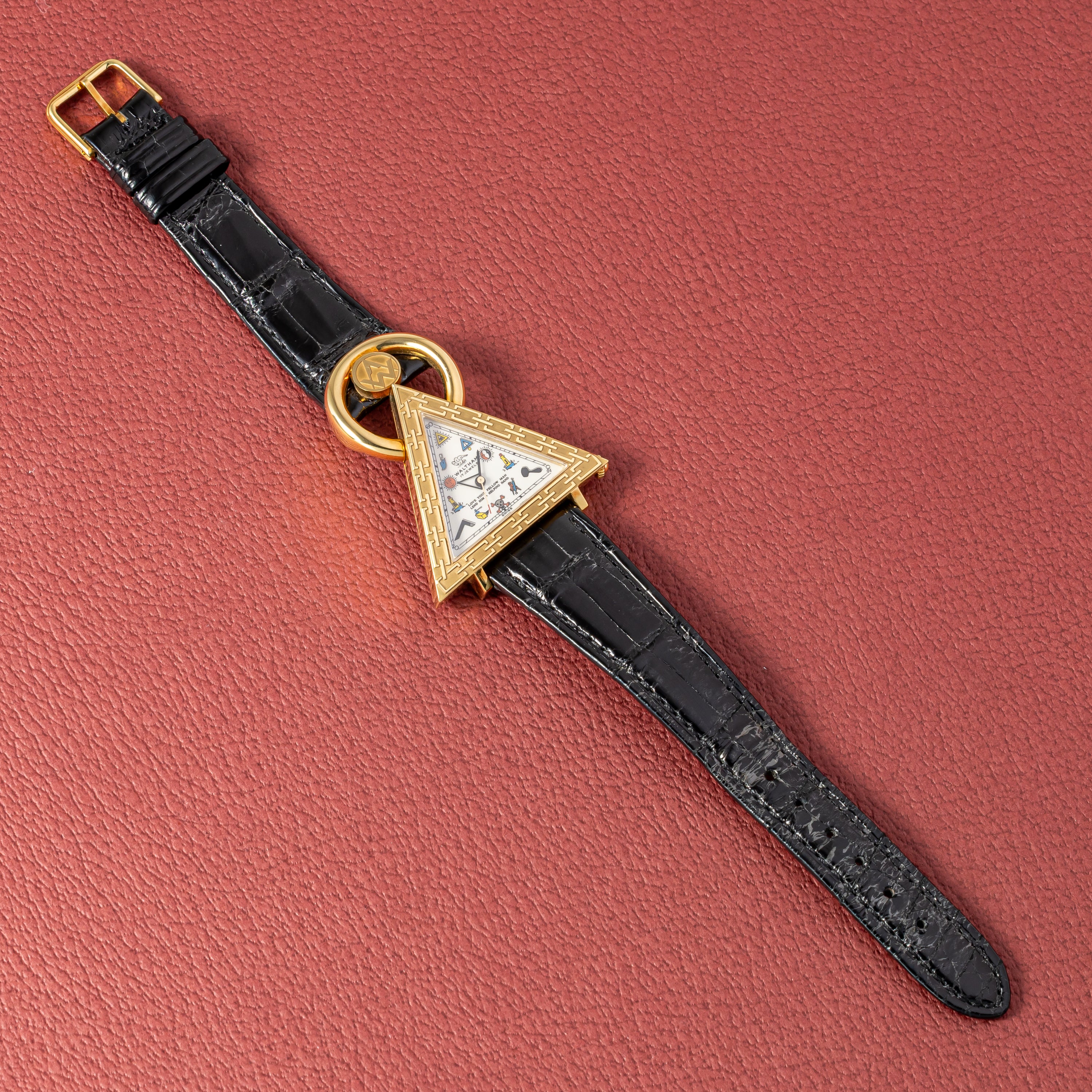 ウォルサム フリーメイソン 手巻き 18金無垢 150周年 150本限定 1999年製 Ref.96380.74