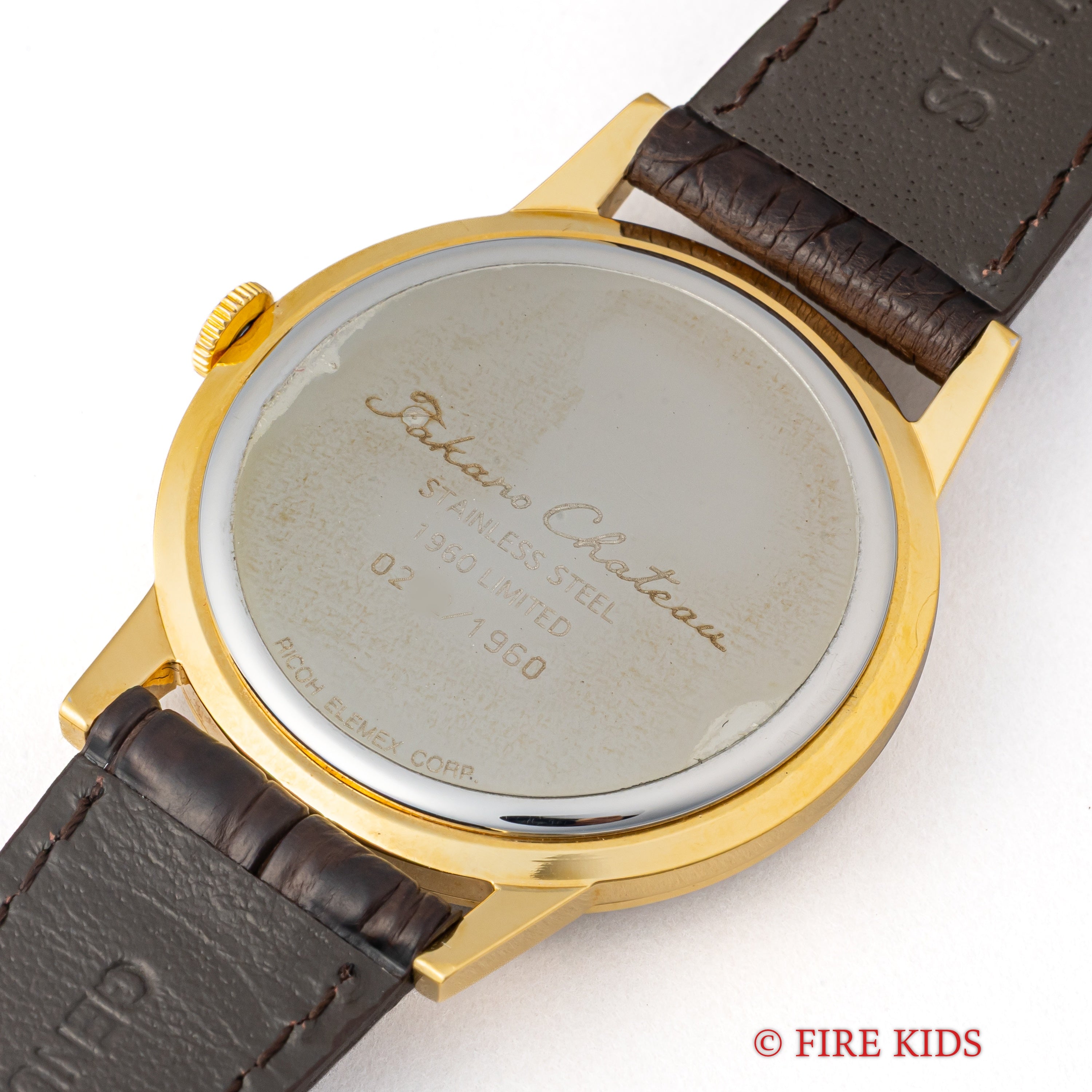 タカノ シャトー 手巻き お城文字盤 1998年製 復刻 1960本限定