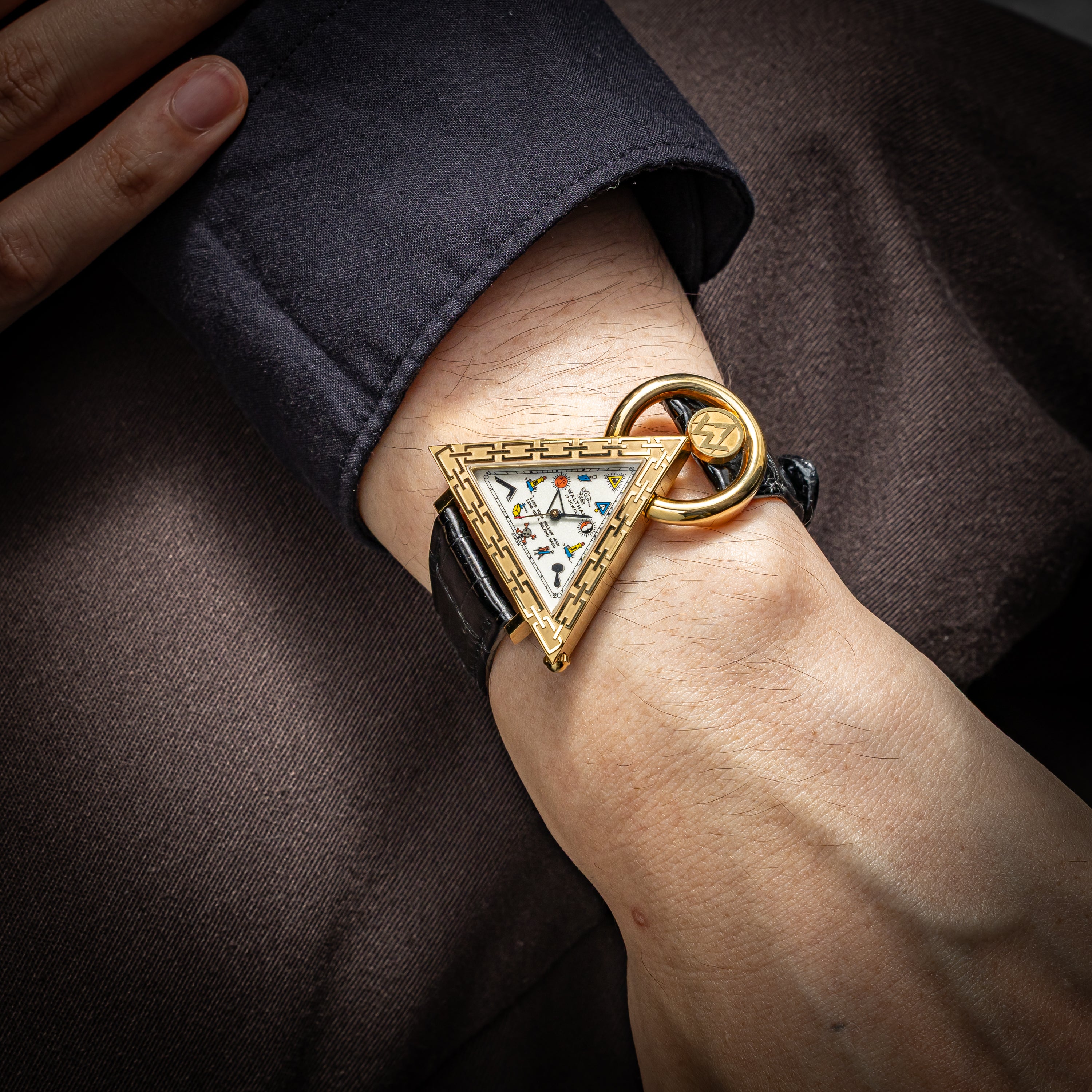 ウォルサム フリーメイソン 手巻き 18金無垢 150周年 150本限定 1999年製 Ref.96380.74