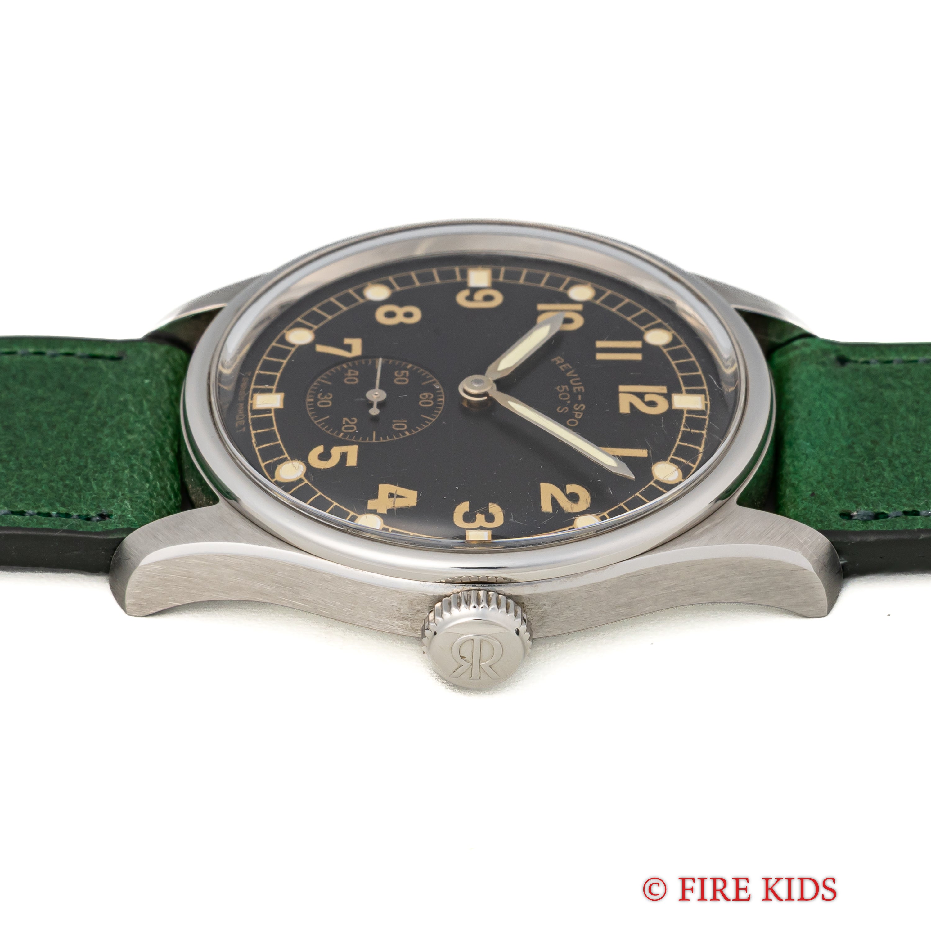 レヴュートーメン スポルト 1990年代製 スモセコ 手巻 純正尾錠付き