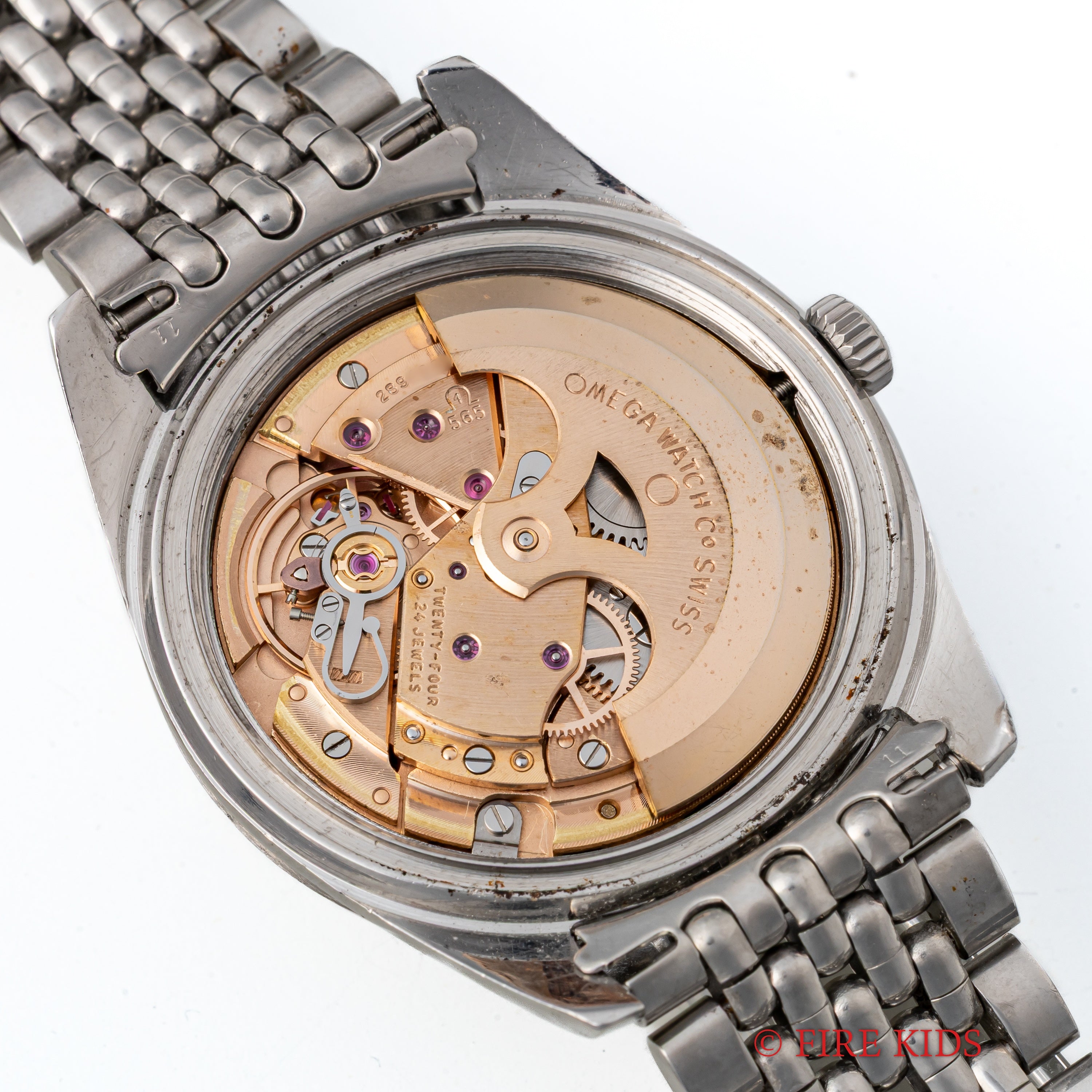 オメガ シーマスター 1969年製 Ref.168.024 Cal.565 自動巻き 純正ライスブレス付き