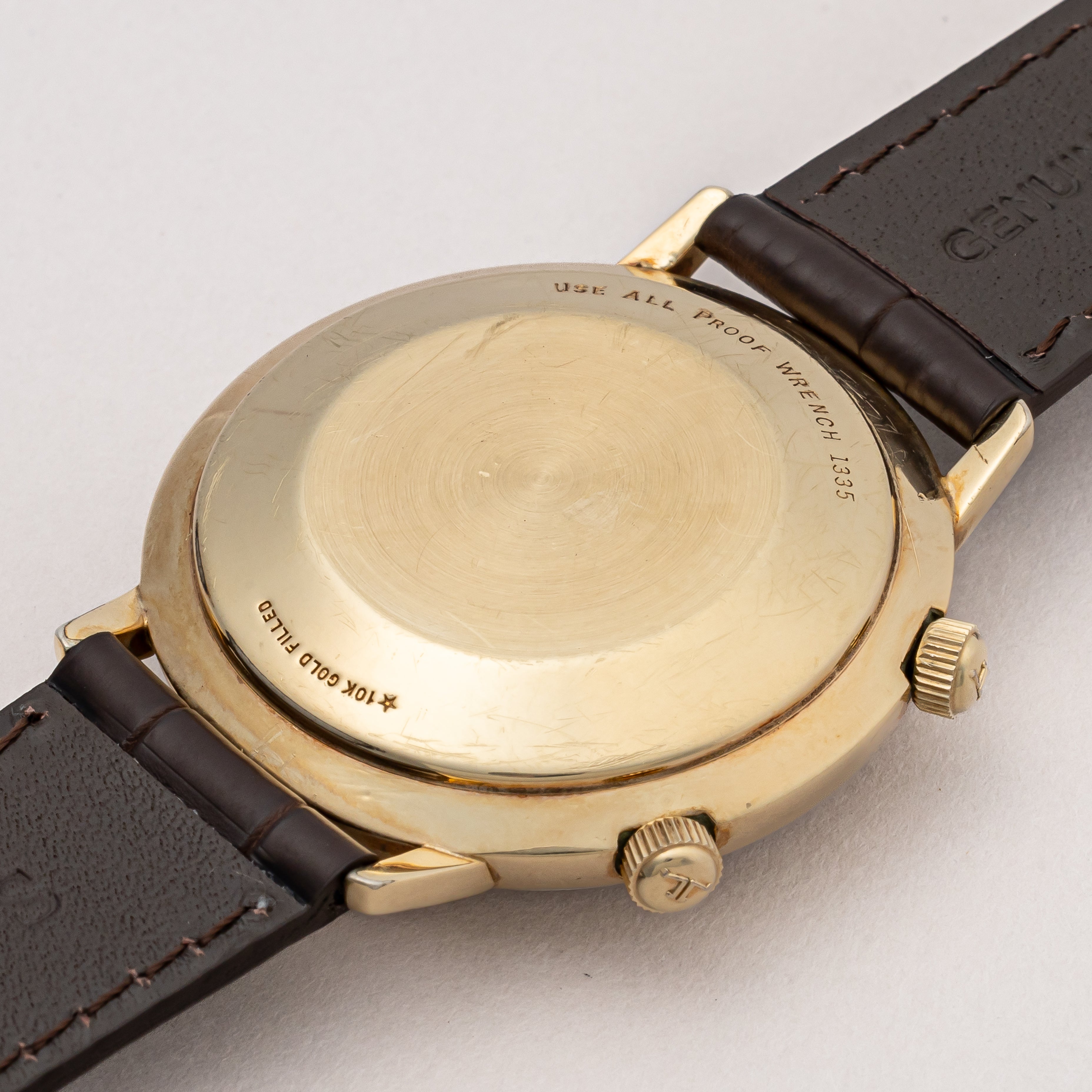 ジャガー・ルクルト メモボックス 1950年代製 10K金張り ハーフローター