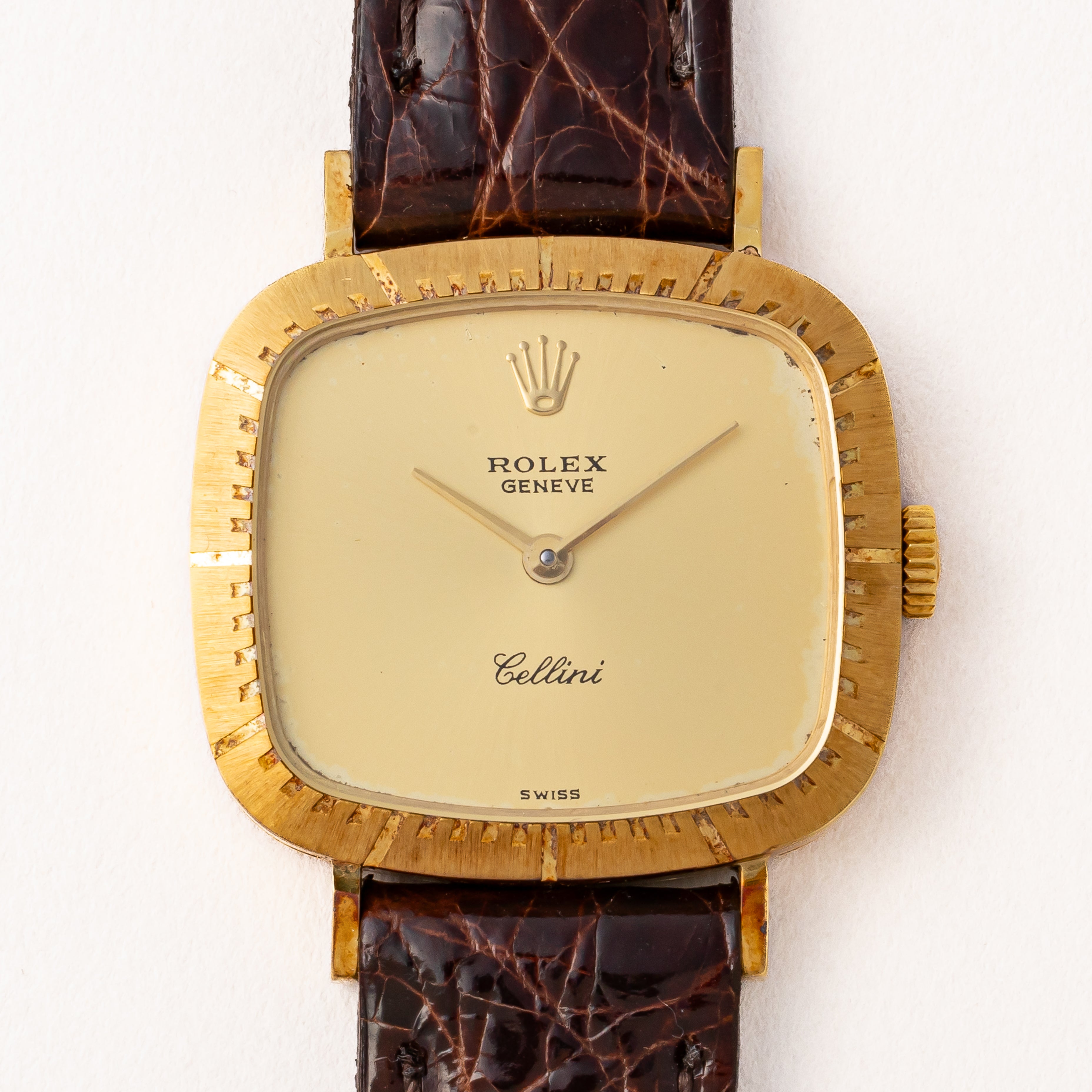 ロレックス チェリーニ レディース 1981年製 Ref.4082 18金イエローゴールド 純正尾錠付き