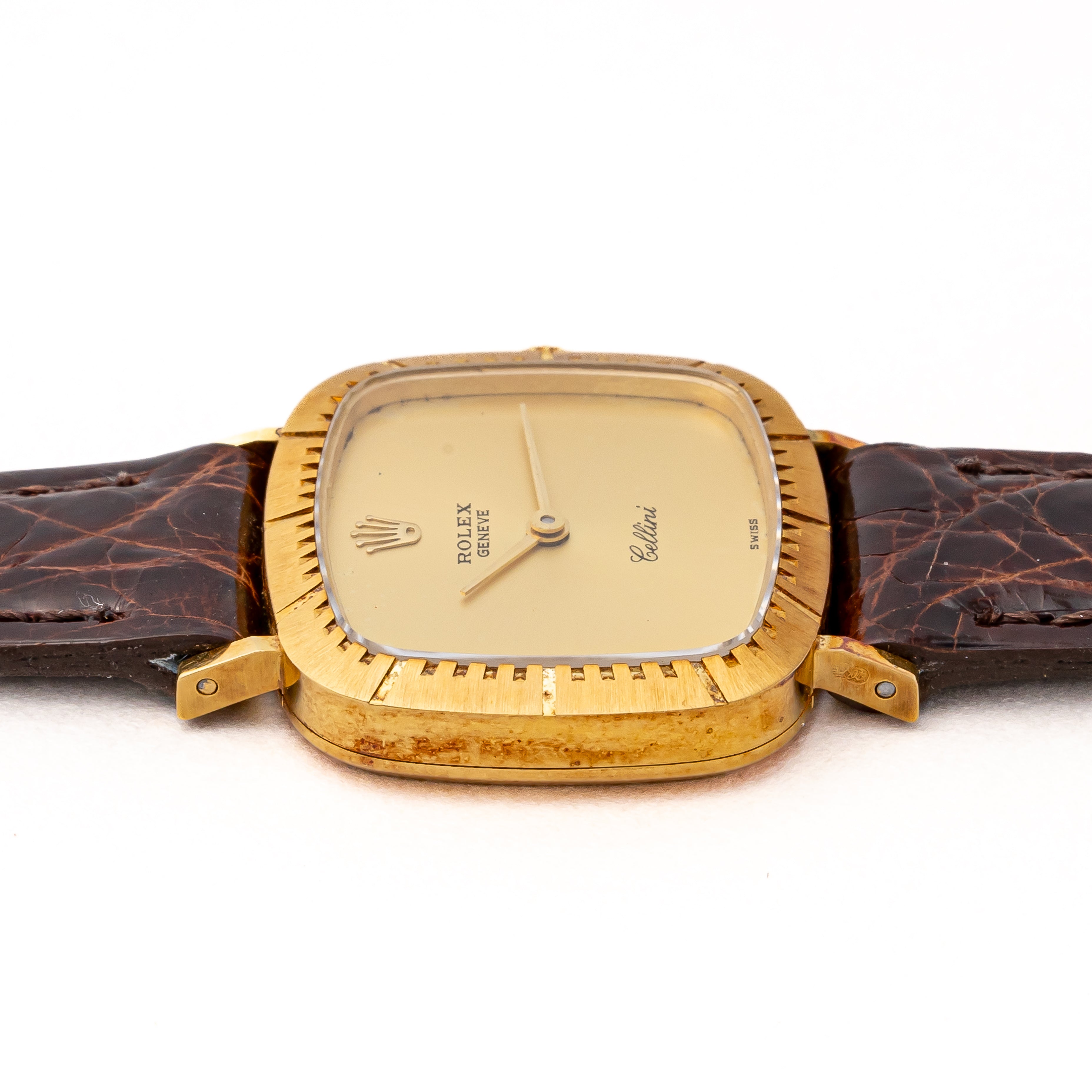 ロレックス チェリーニ レディース 1981年製 Ref.4082 18金イエローゴールド 純正尾錠付き