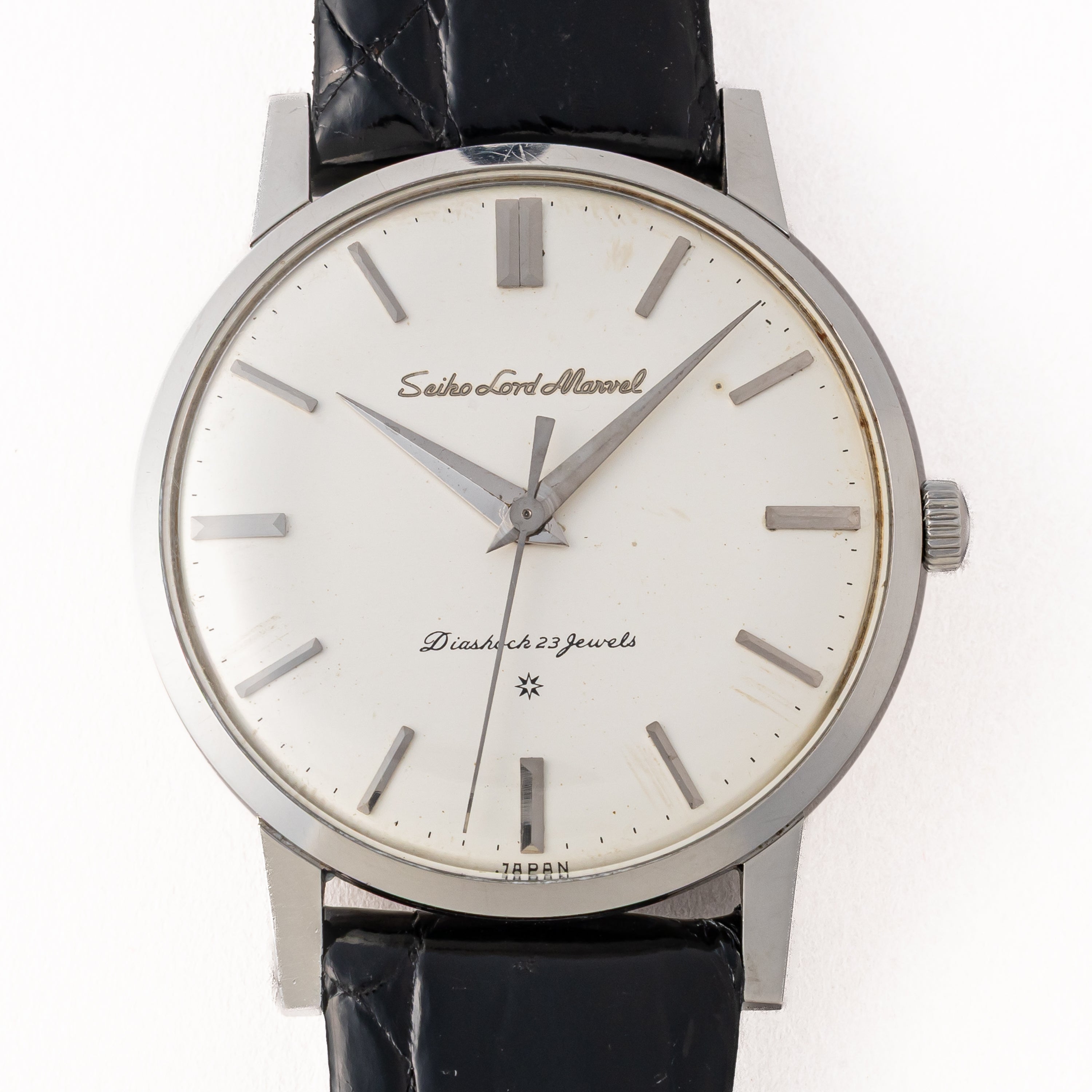 セイコー ロードマーベル SDダイヤル 彫文字ロゴ 手巻き 1960年製 Ref.J14038 LM Cal.5955