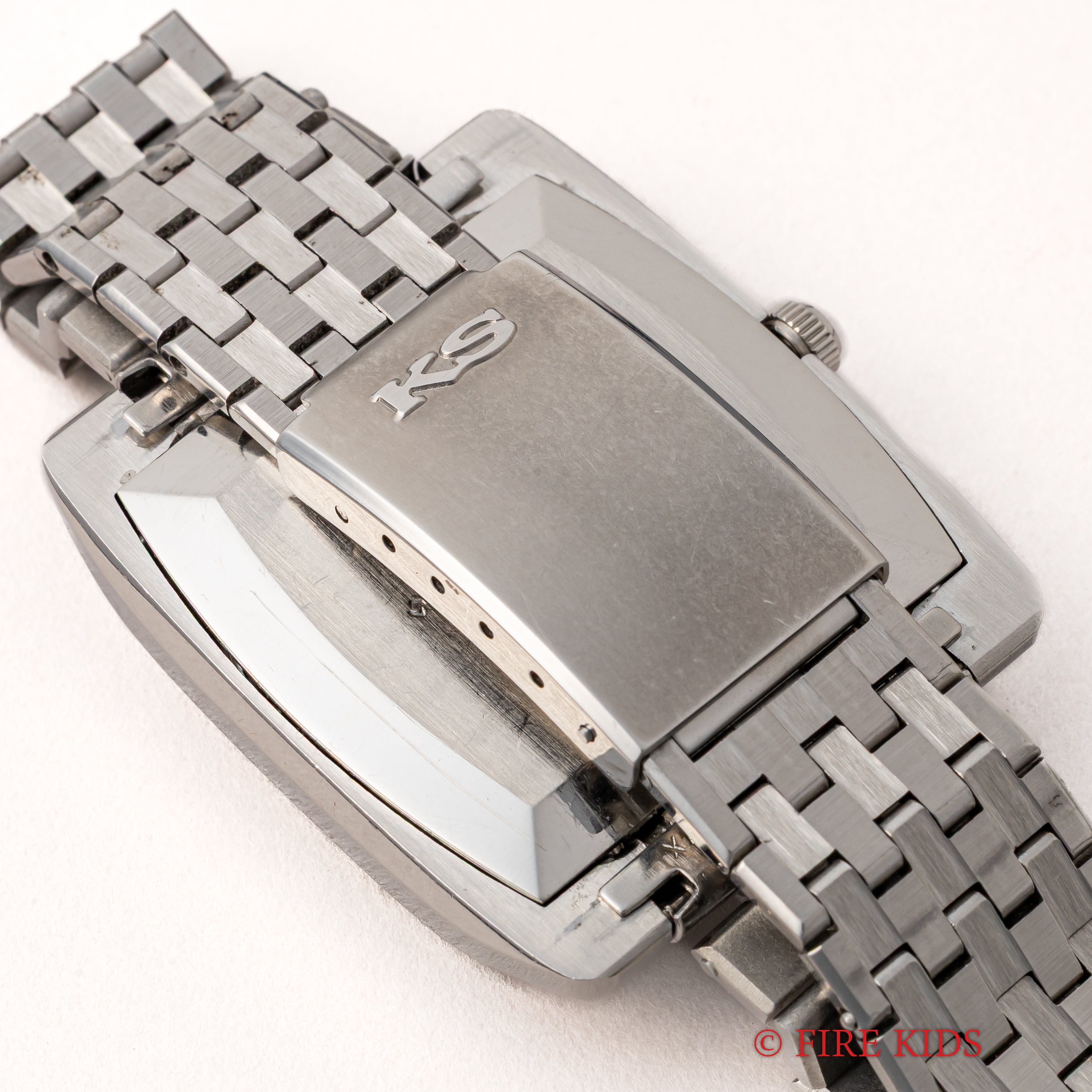 キングセイコー 1971年製 56KS Ref.5626-5010 グレーダイヤル スクエアケース カットガラス ブレス付き